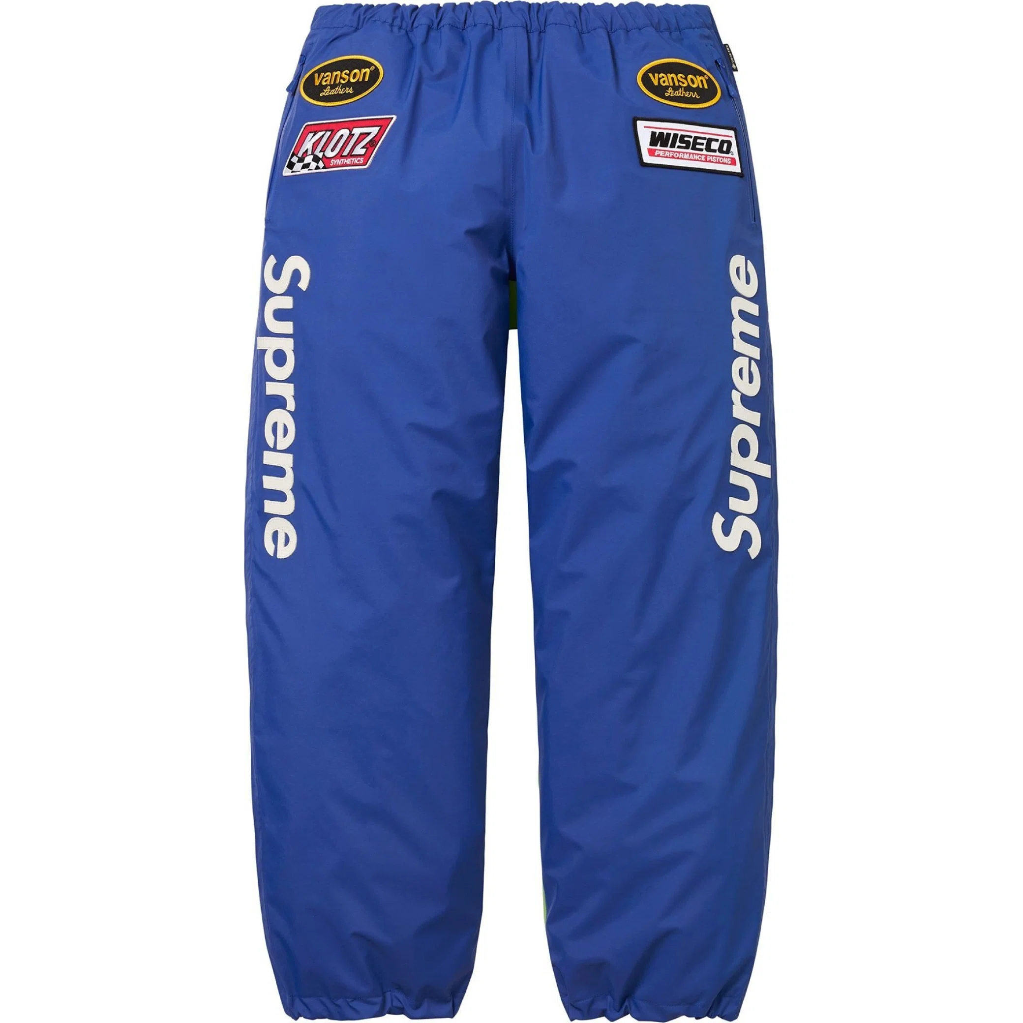 Штаны Supreme FW25 Vanson Leathers GORE-TEX Pant "Royal" | Farsel