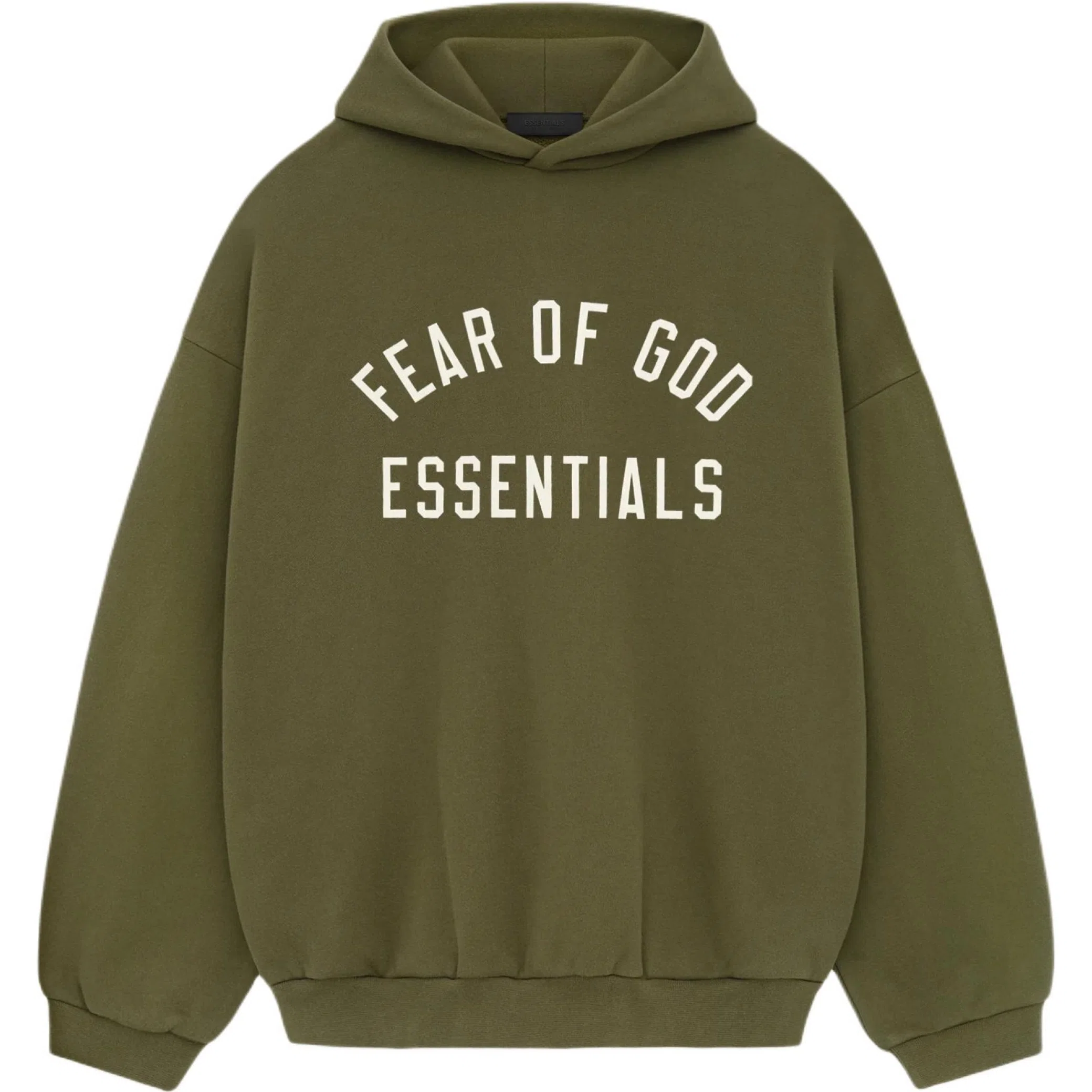  Fear of God FW24 Essentials Fleece Hoodie "Military" | Farsel