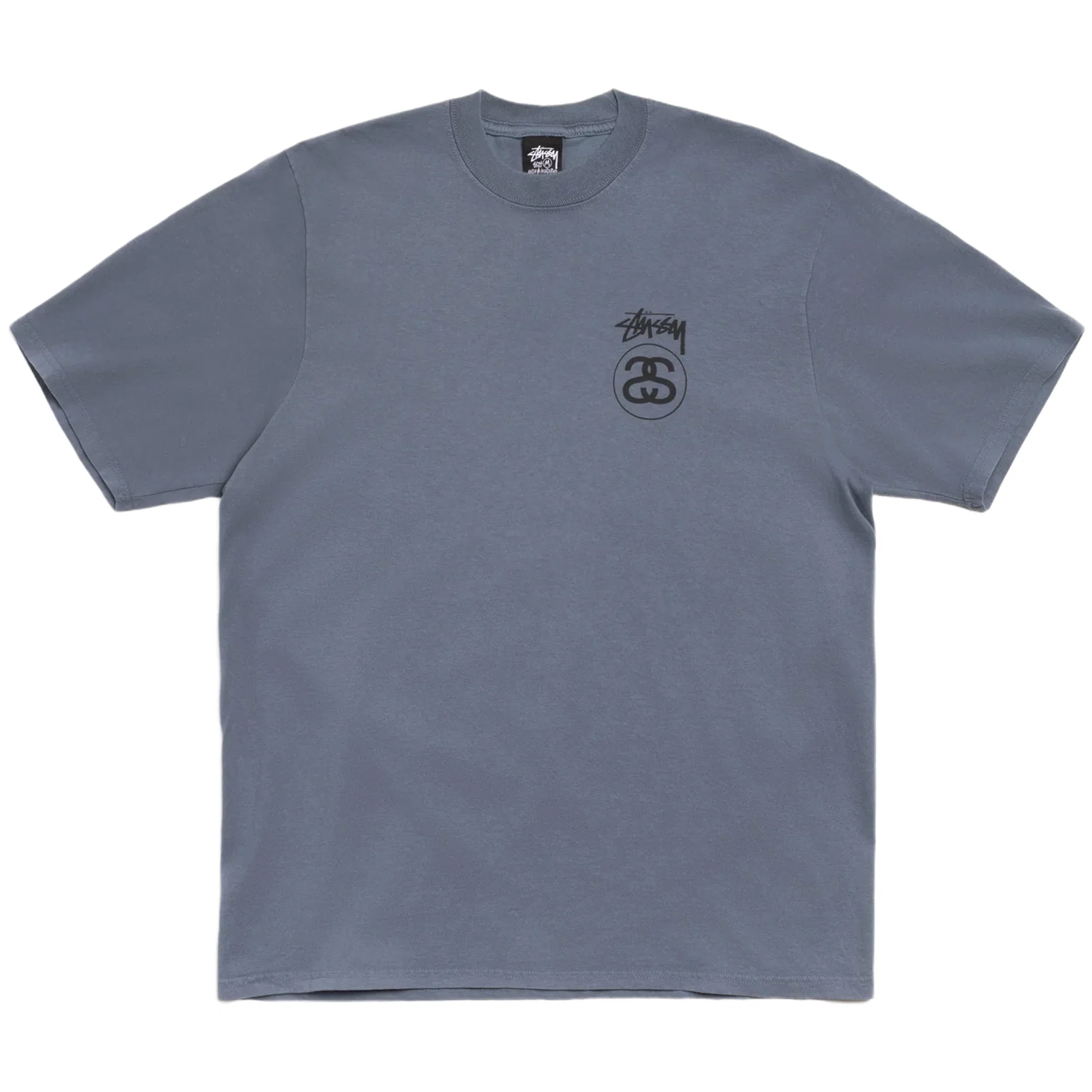 Футболки Stussy Stock Link Tee Pigment Dyed "Navy" | Farsel