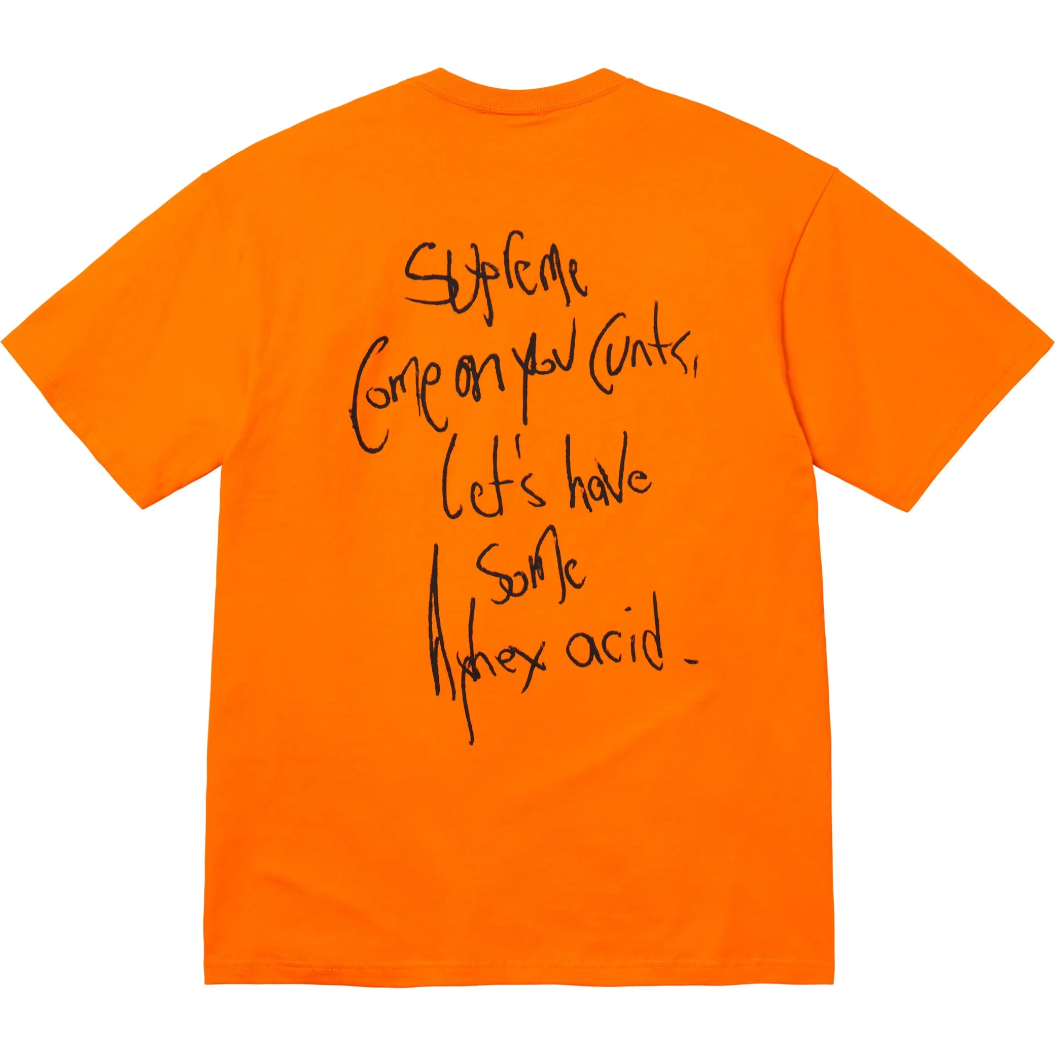 Футболки Supreme SS25 Aphex Twin Windowlicker Week1 Tee "Orange" | Farsel