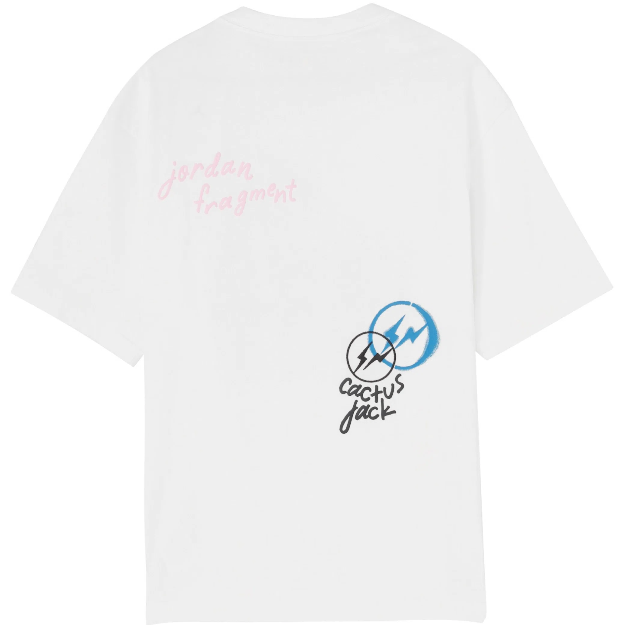 Футболки Travis Scott FW21 Air Jordan x Fragment Tee "White" | Farsel