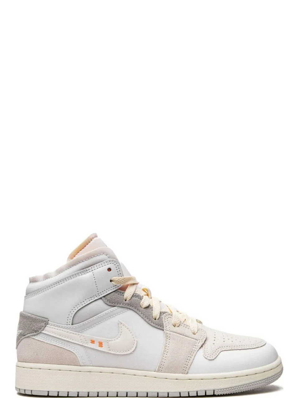 Кроссовки Nike Air Jordan 1 Mid SE GS "Craft Inside Out White Grey" | Farsel