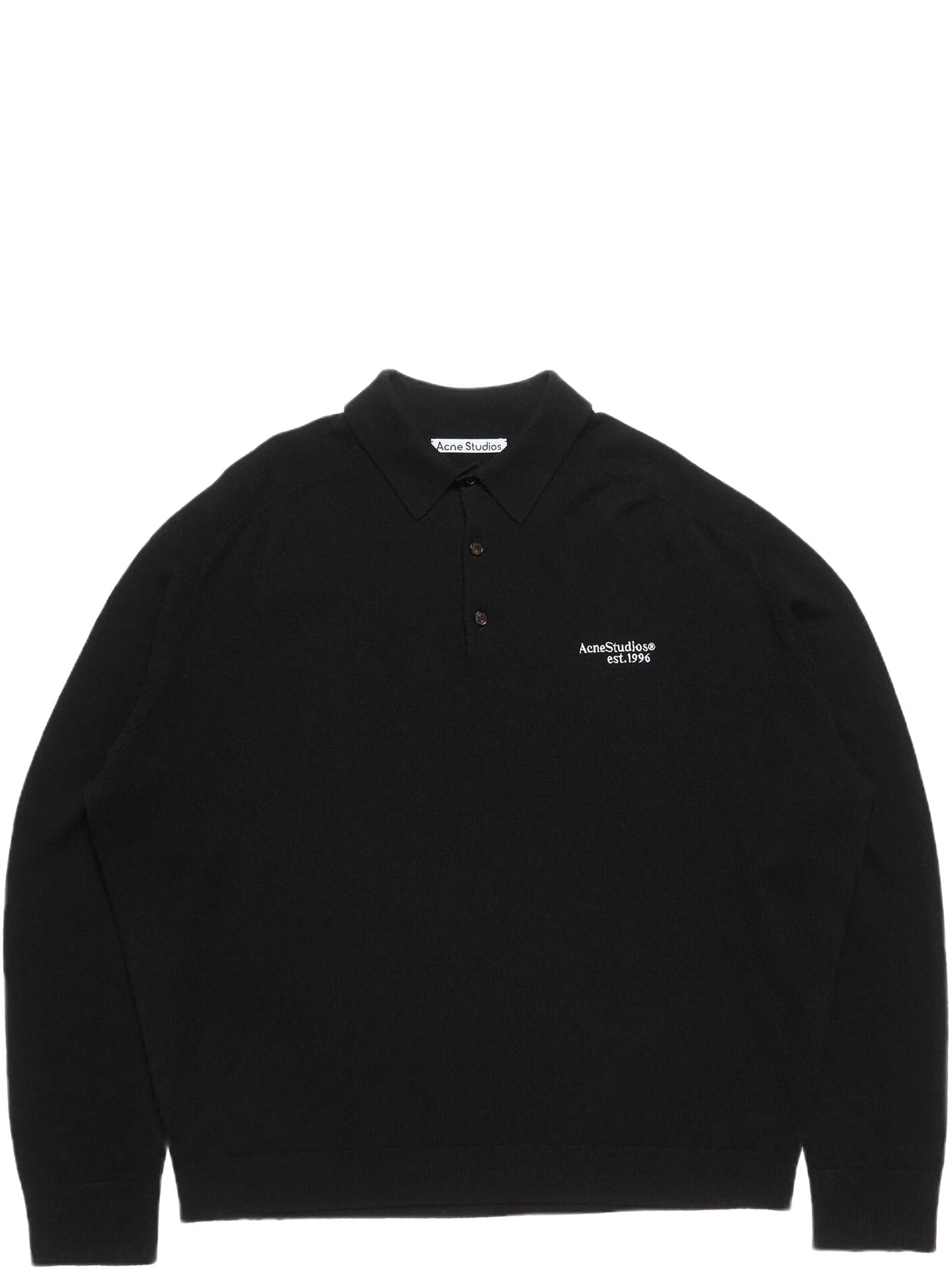 Свитеры Acne Studios Wool Knit Polo "Black" | Farsel