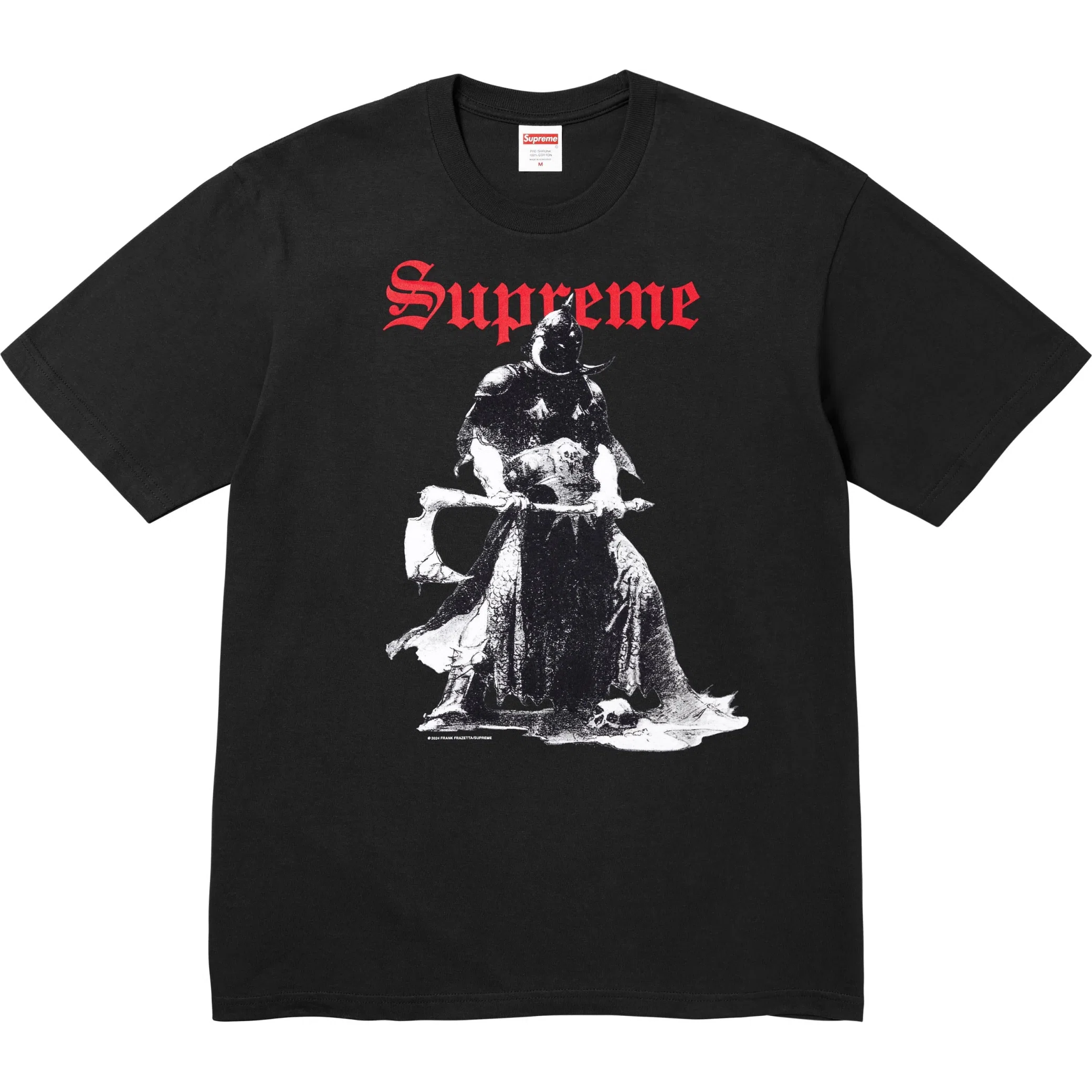 Футболки Supreme FW24 Frank Frazetta Destruction Tee "Black" | Farsel