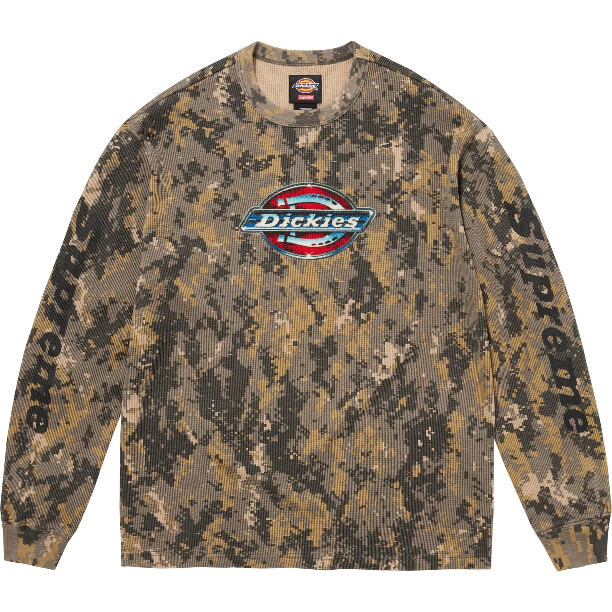 Лонгсливы Supreme FW25 Dickies Thermal "Digi Camo" | Farsel