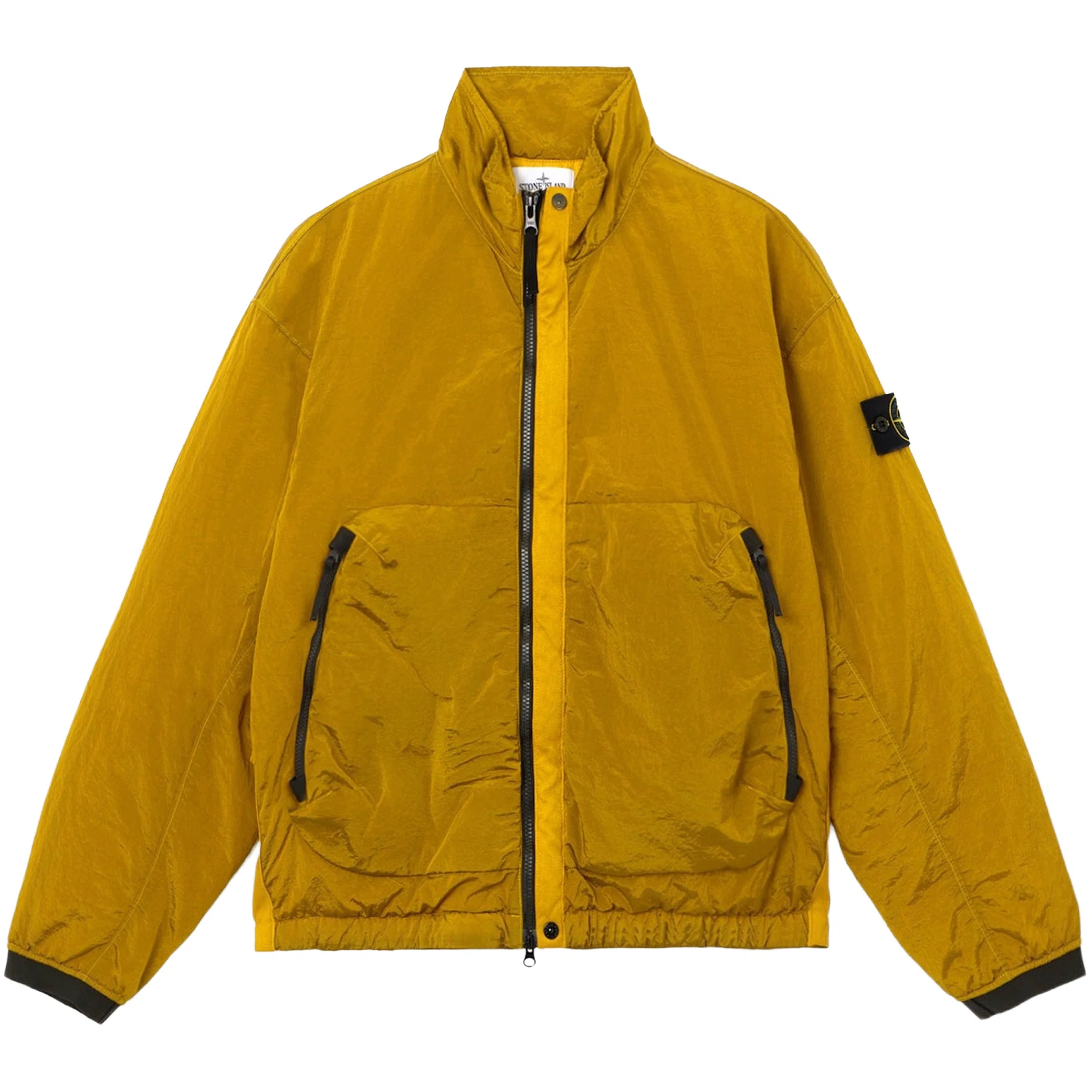 Куртки Stone Island Nylon Metal Econyl Stand Collar Jacket "Gold" | Farsel