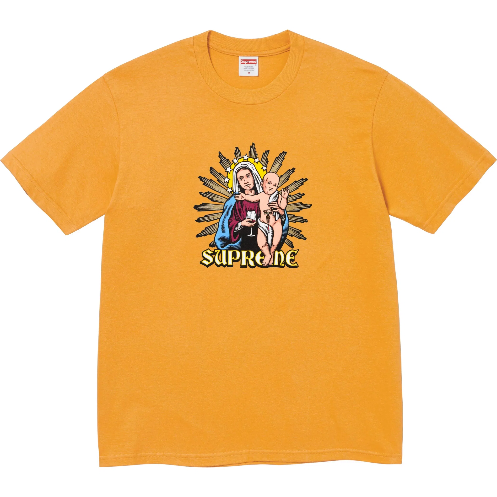 Футболки Supreme FW24 Blood Tee "Mustard" | Farsel