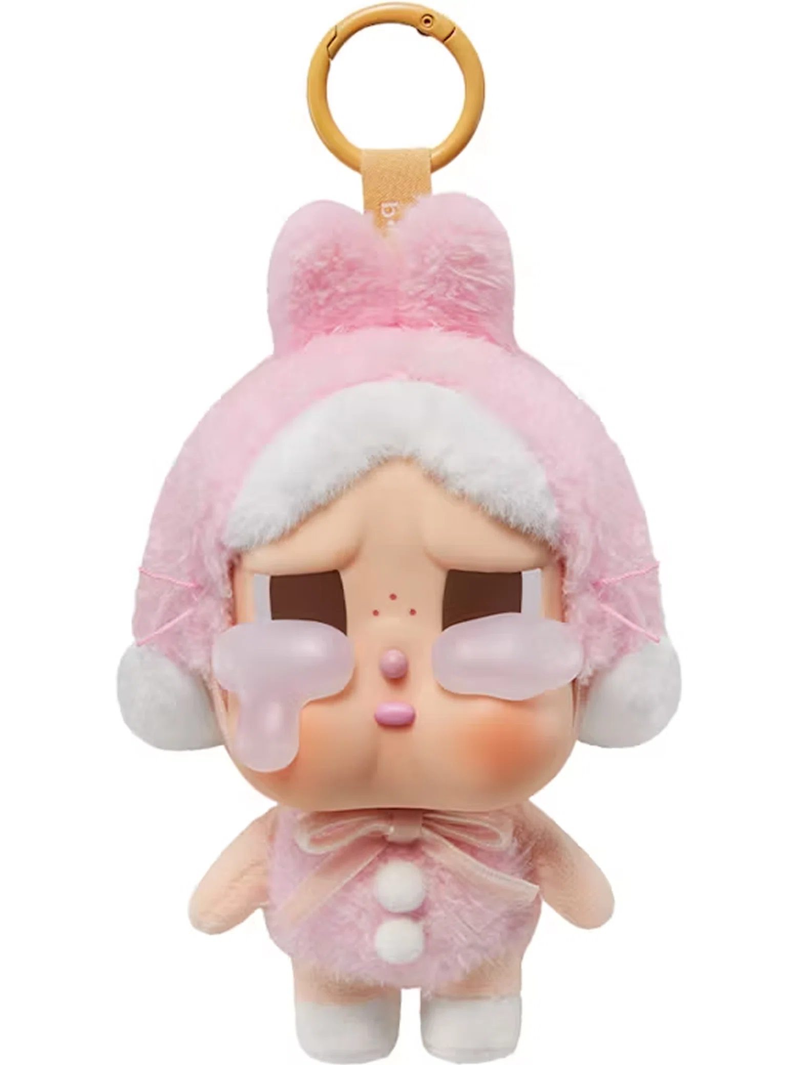 Брелоки Pop Mart CryBaby Crying Again Series Vinyl Face Plush "I'll Give You All My Love" | Farsel