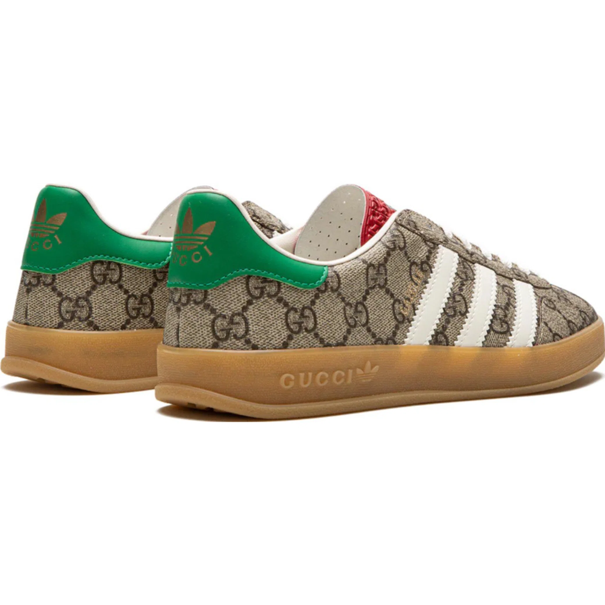Кроссовки Adidas Gazelle "Gucci - GG Monogram - Beige" | Farsel