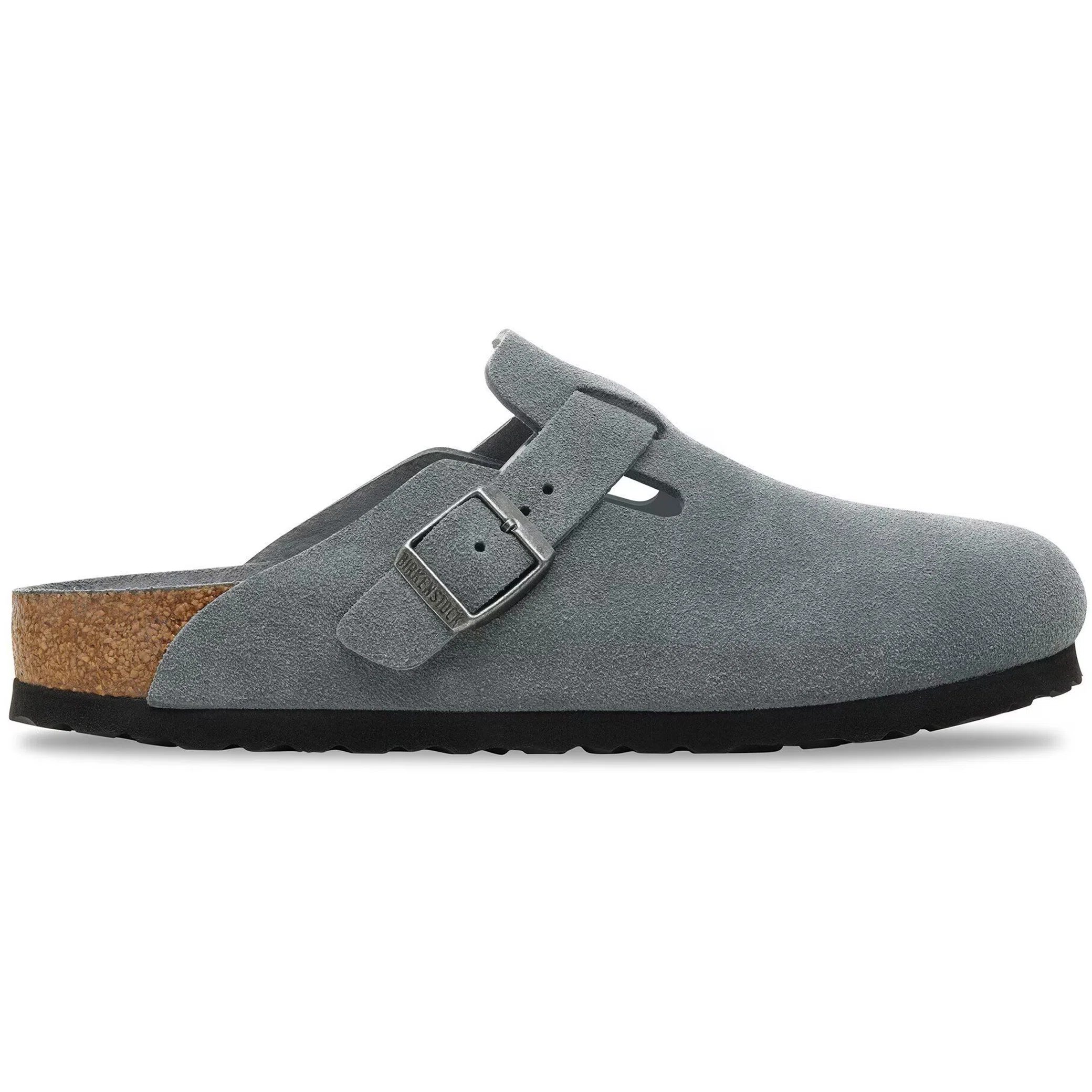 Сабо Birkenstock Boston Soft Footbed Suede "Basalt Gray Tonal" | Farsel