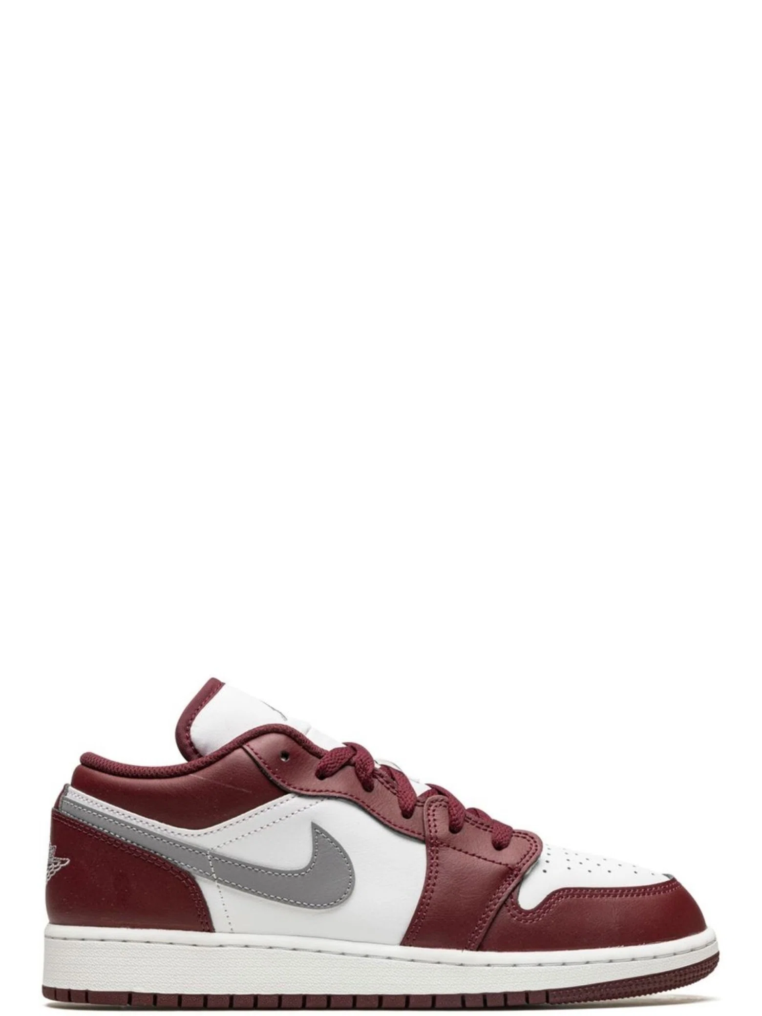 Кроссовки Nike Air Jordan 1 Low GS "White Bordeaux" | Farsel