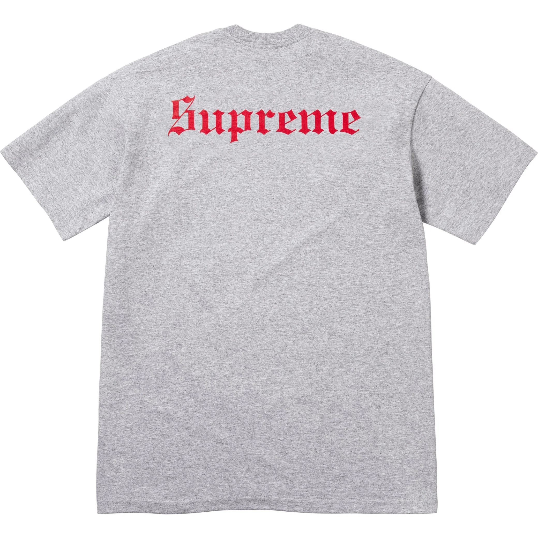Футболки Supreme FW24 Snow White Tee "Heather Grey" | Farsel