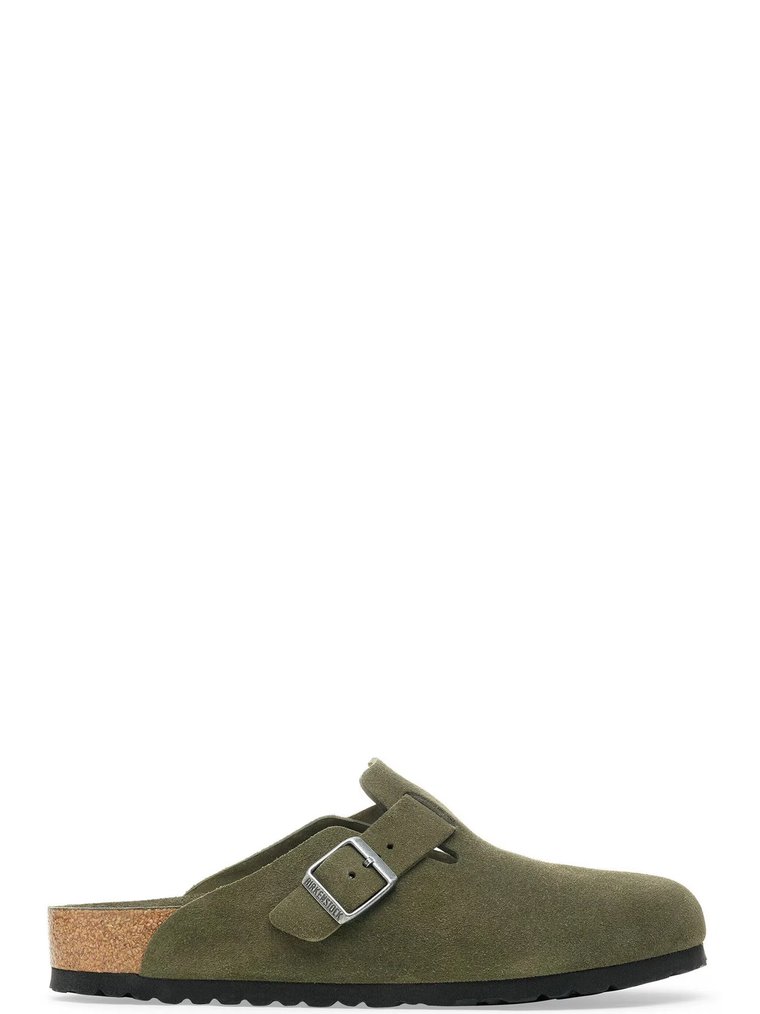 Сабо Birkenstock Boston Soft Footbed  Suede Leather "Thyme Tonal" | Farsel