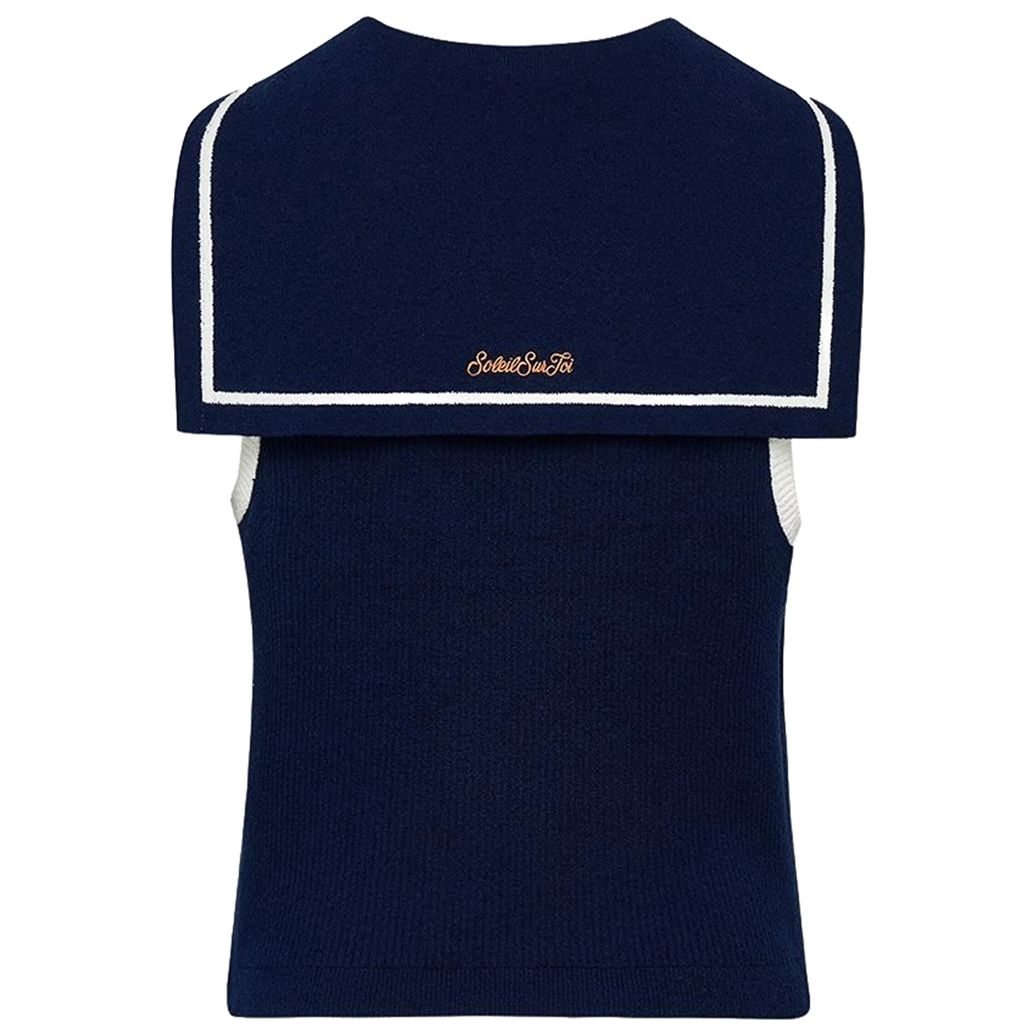 Поло Adidas Resort Sleeveless Polo Shirt "Night Indigo / Off White" | Farsel