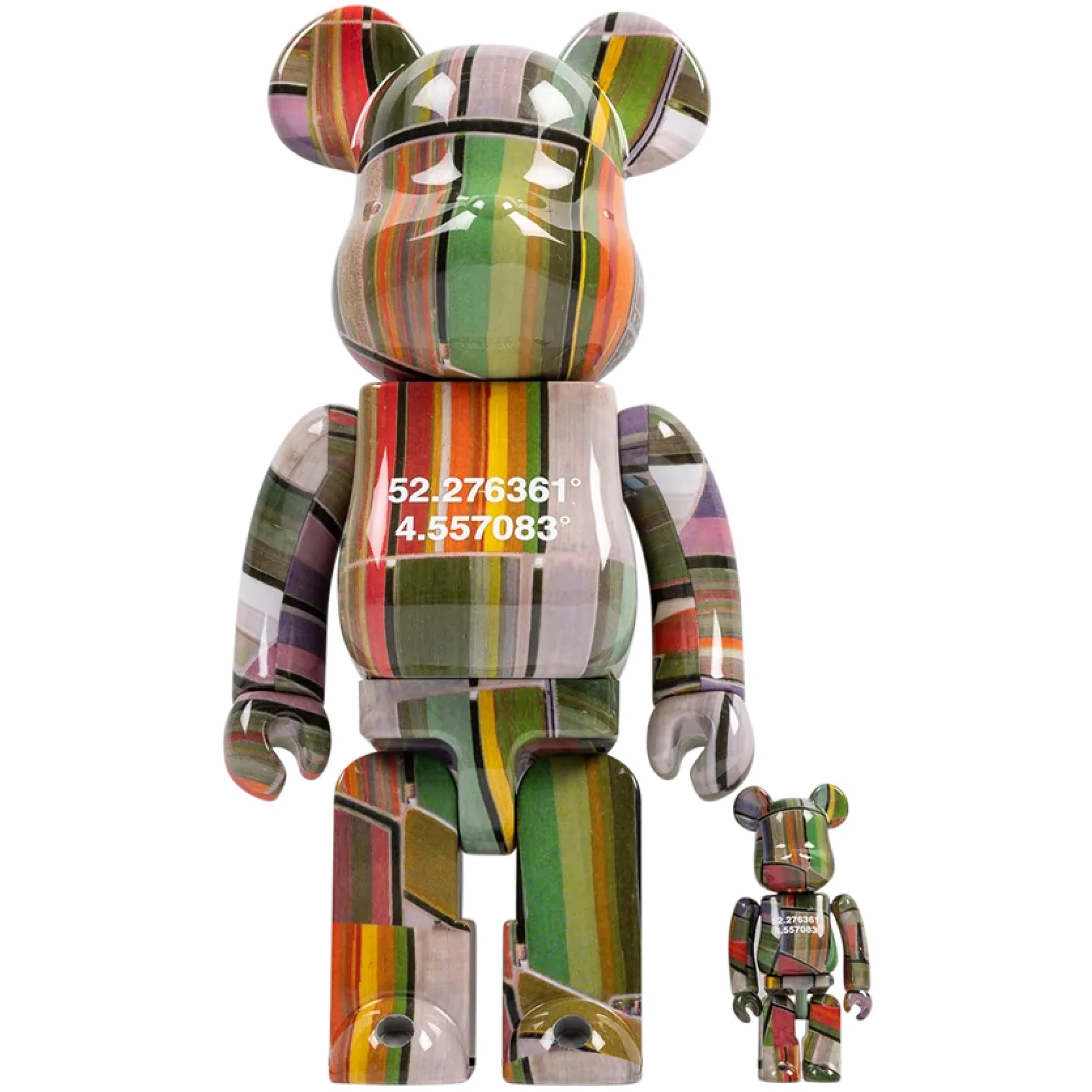 Игрушки Medicom Toy Bearbrick Benjamin Grant (Overview) Lisse "100% & 400% Set" | Farsel