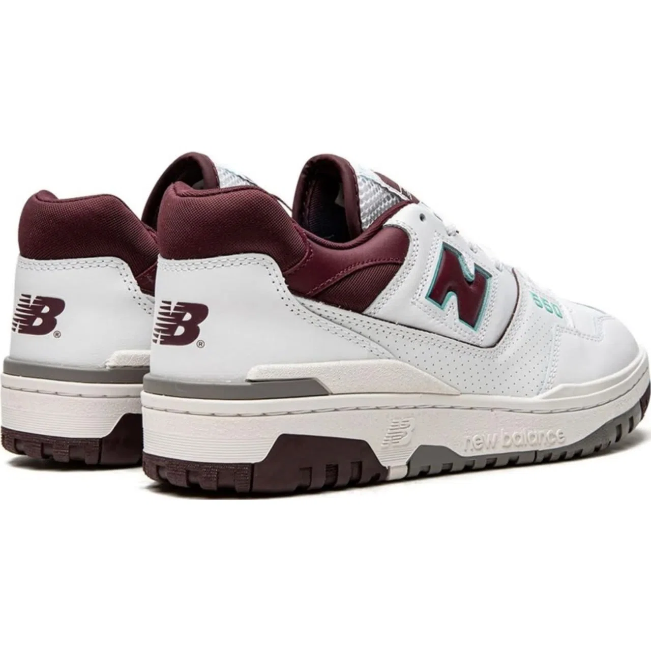 Кроссовки New Balance 550 "Burgundy Cyan" | Farsel