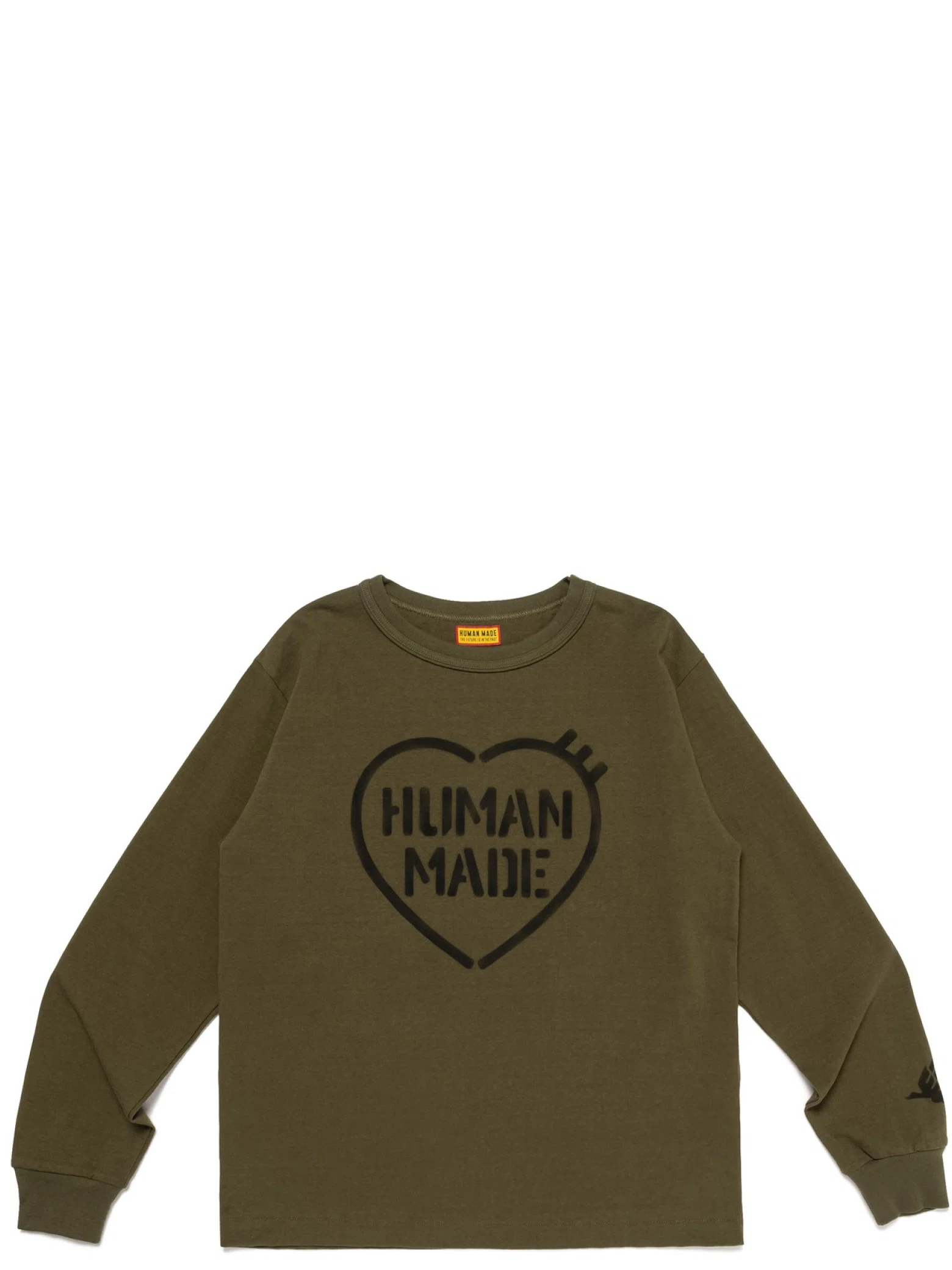Лонгсливы Human Made Human Made Military L/S T-Shirt "Olivedrab" | Farsel
