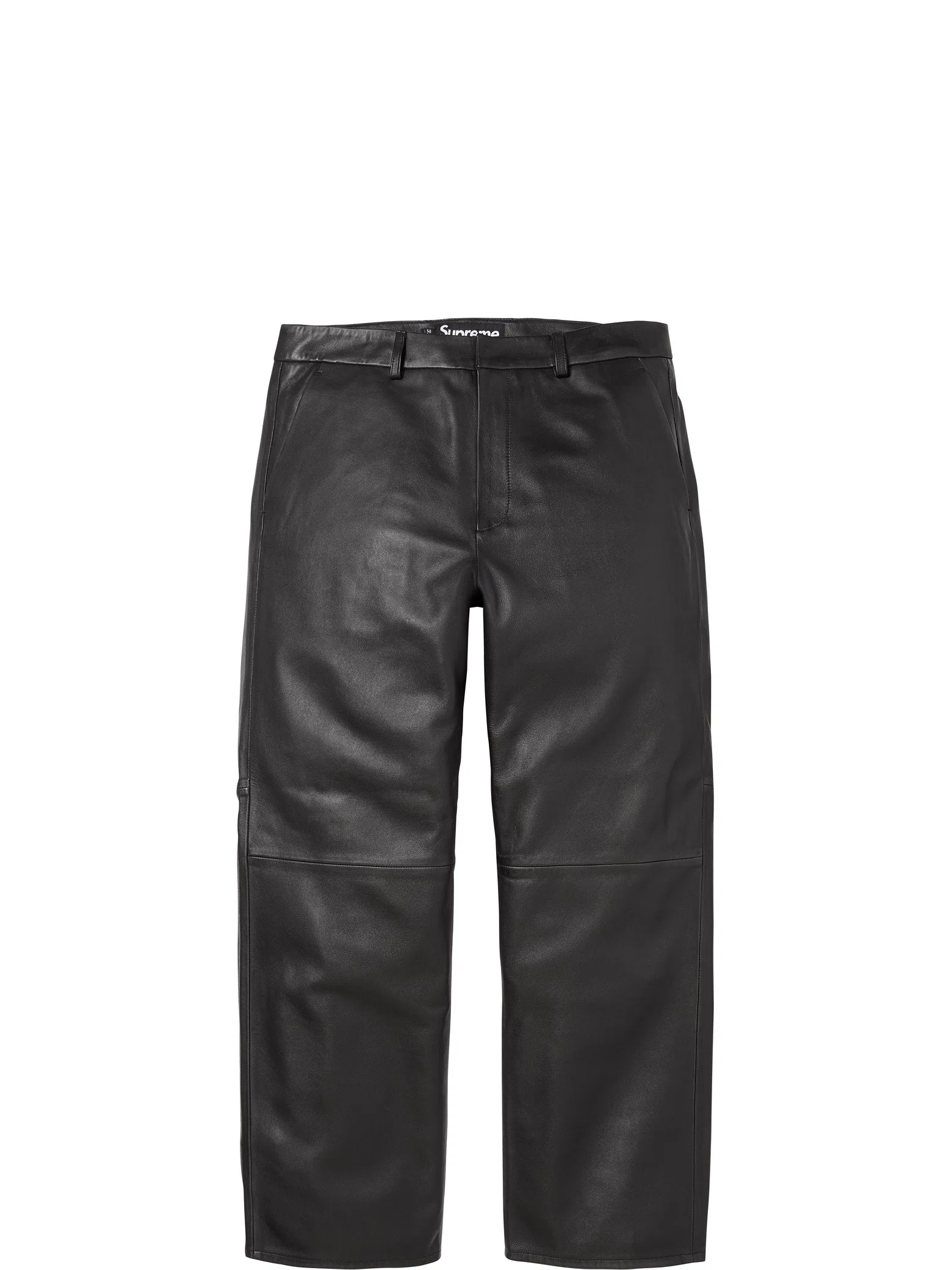 Штаны Supreme FW25 Leather Trouser "Black" | Farsel