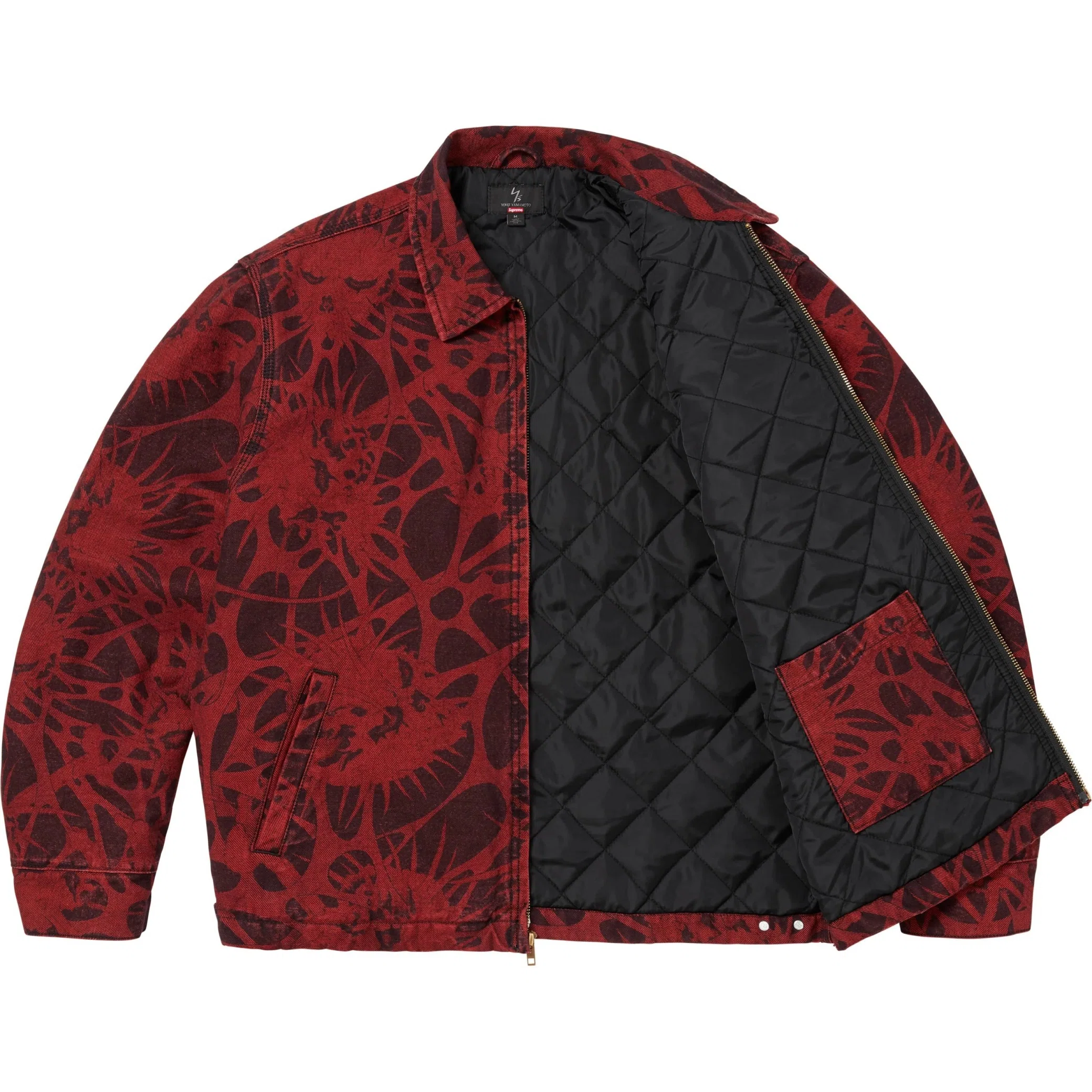 Куртки Supreme FW25 Y’s by Yohji Yamamoto Denim Work Jacket "Overdyed Red" | Farsel