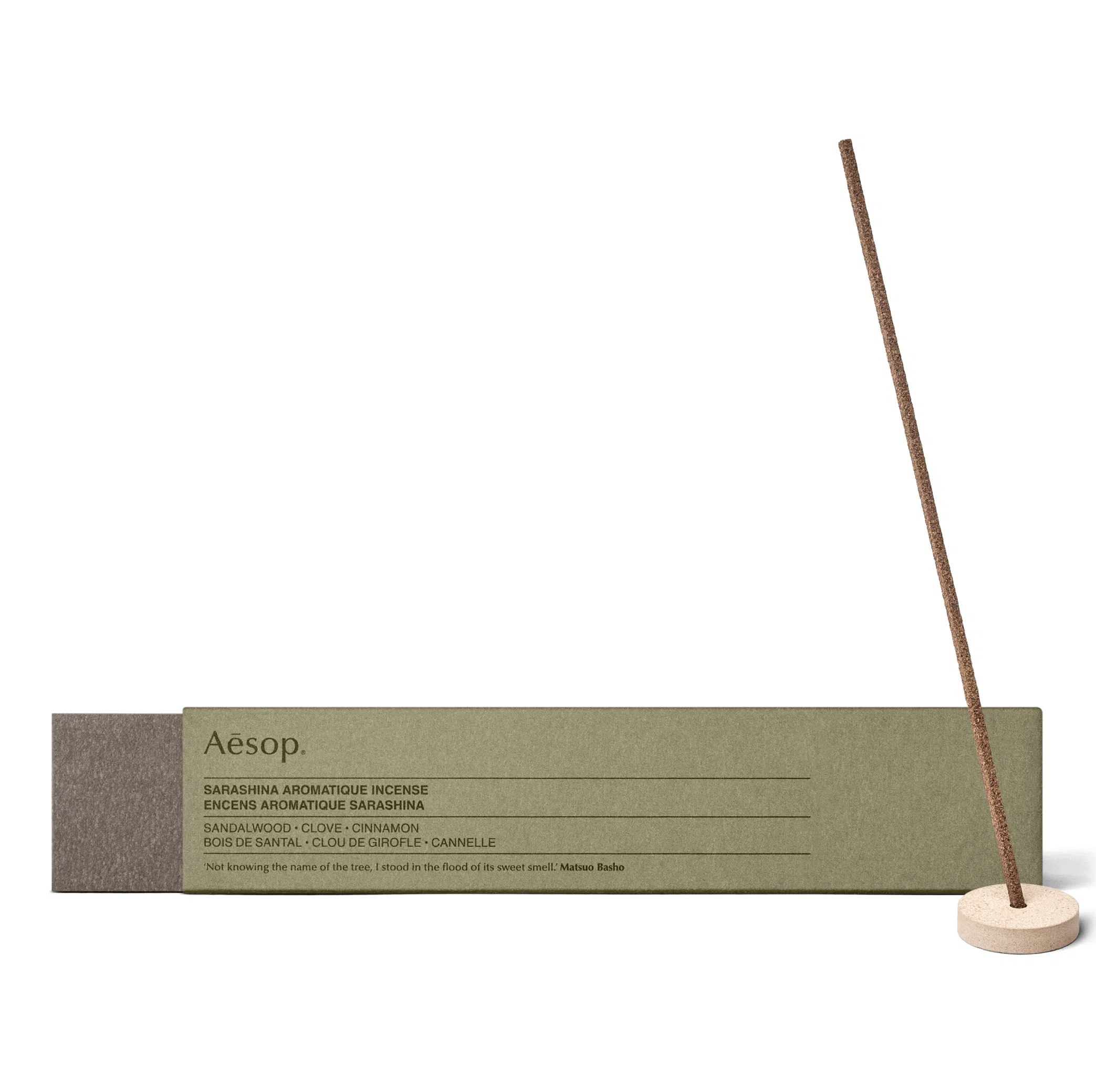 Благовония Aesop Sarashina Aromatique Incense (Woody, warm, sweet) | Farsel