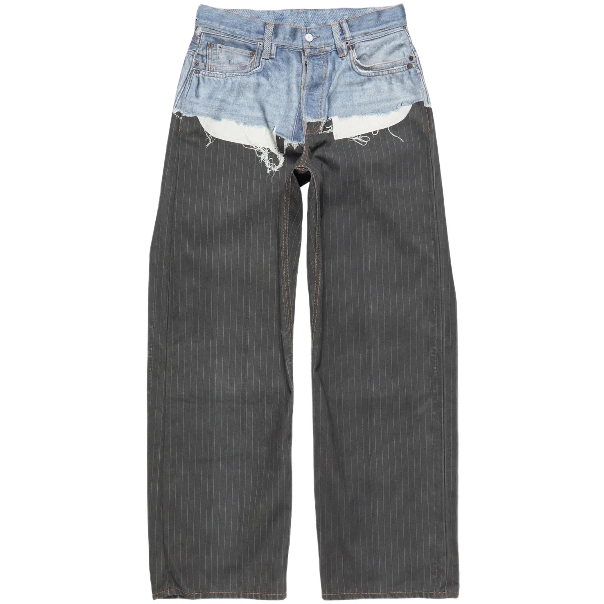 Джинсы Acne Studios Trompe-l’œil Jeans 1981 "Blue / Black" | Farsel