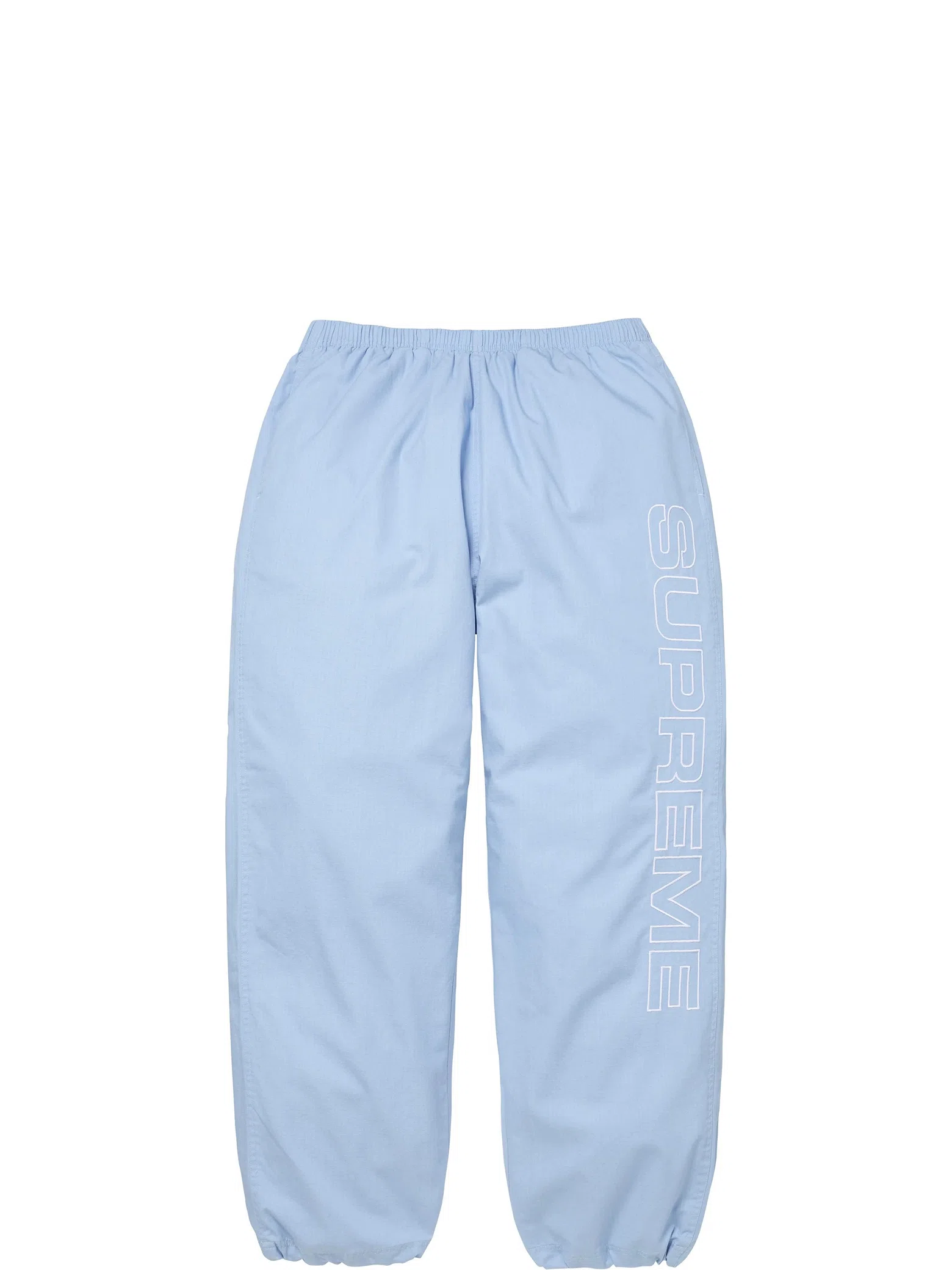 Штаны Supreme FW25 Spellout Embroidered Ripstop Track Pant "Light Blue" | Farsel