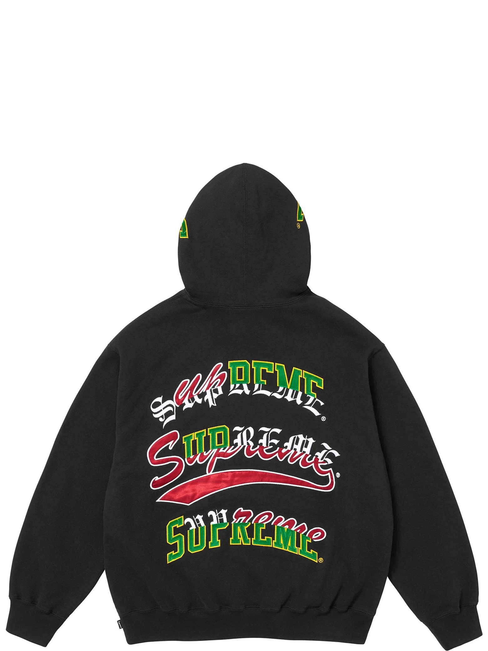 Худи Supreme FW25 Multi Logos Hooded Sweatshirt "Black" | Farsel