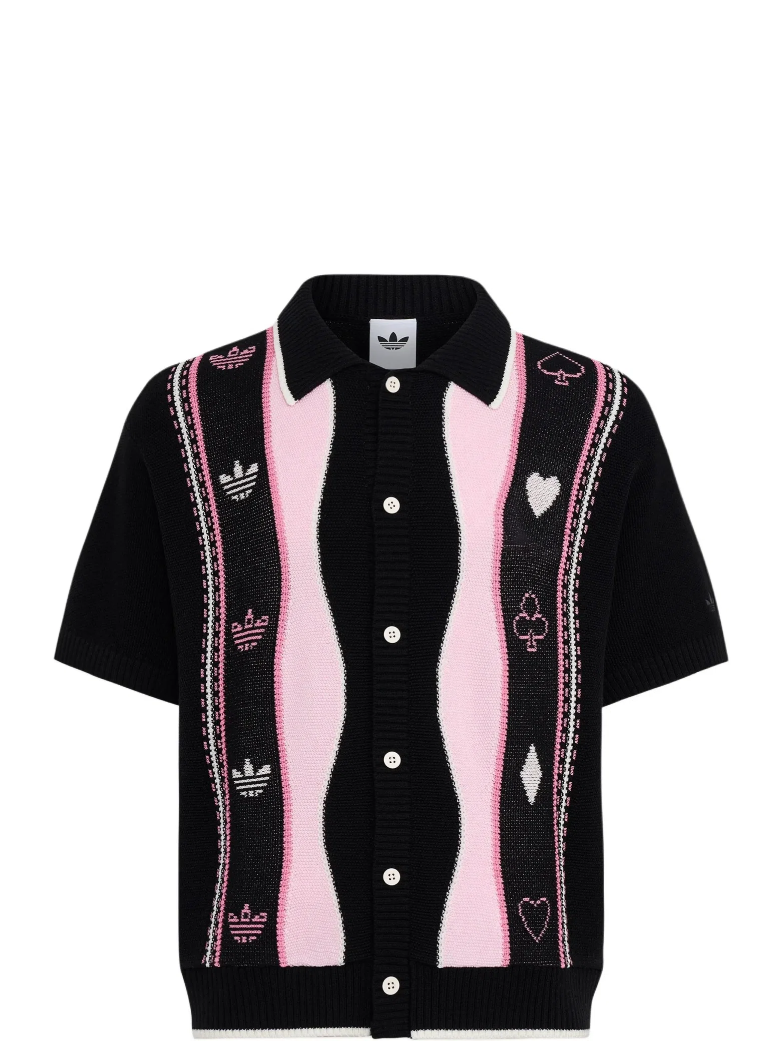 Рубашки Adidas Fully Fashion Knit Polo "Black" | Farsel