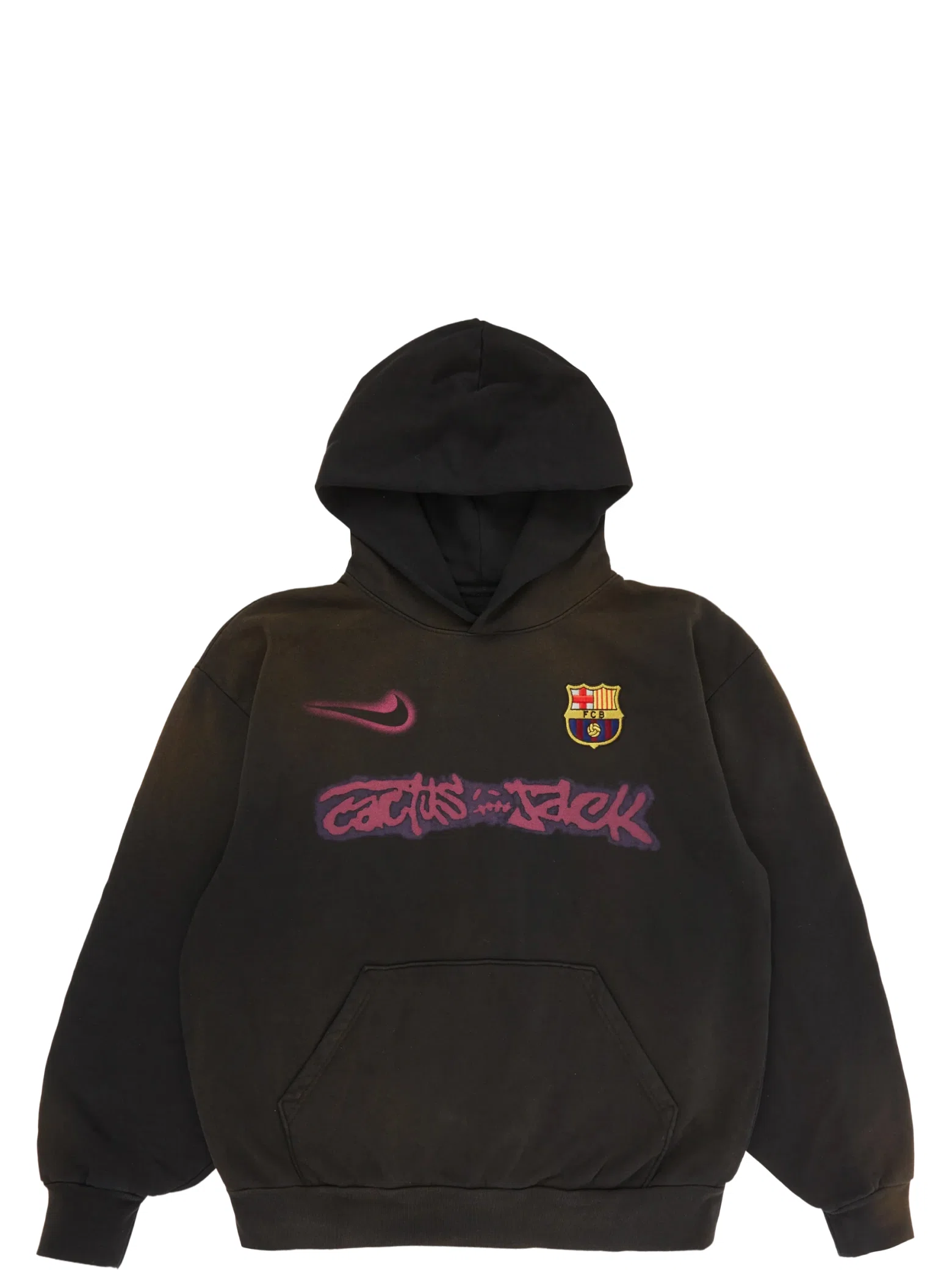 Худи Travis Scott CJ X NIKE X FCB SPRAY LOGO HOODIE | Farsel