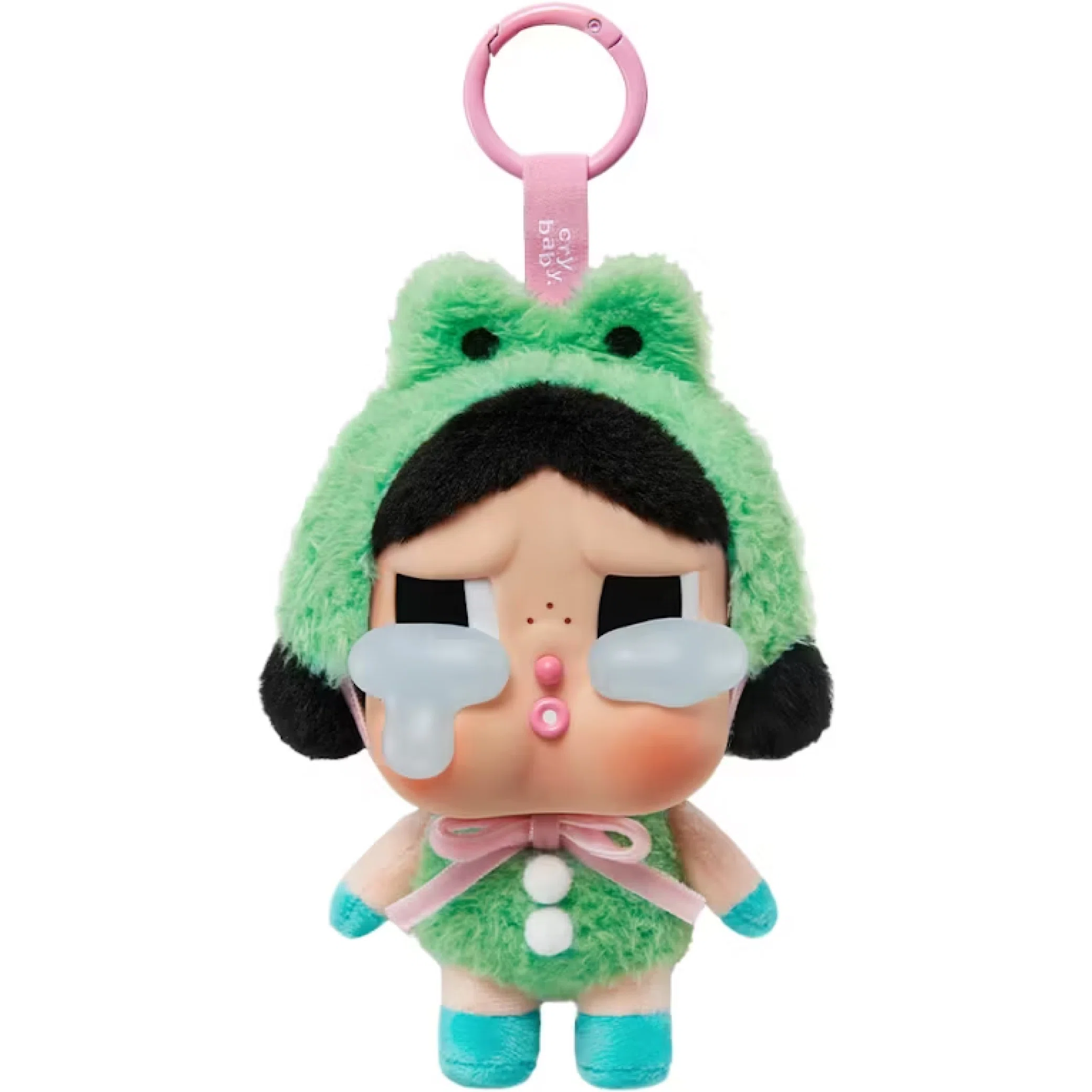  Pop Mart CryBaby Crying Again Series Vinyl Face Plush "What a Frog" | Farsel