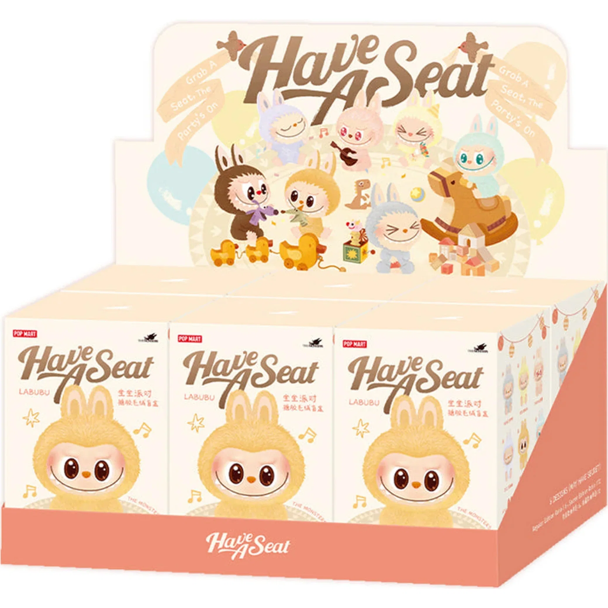  Pop Mart Labubu THE MONSTERS Have a Seat Vinyl Plush Blind Box Whole Set | Farsel