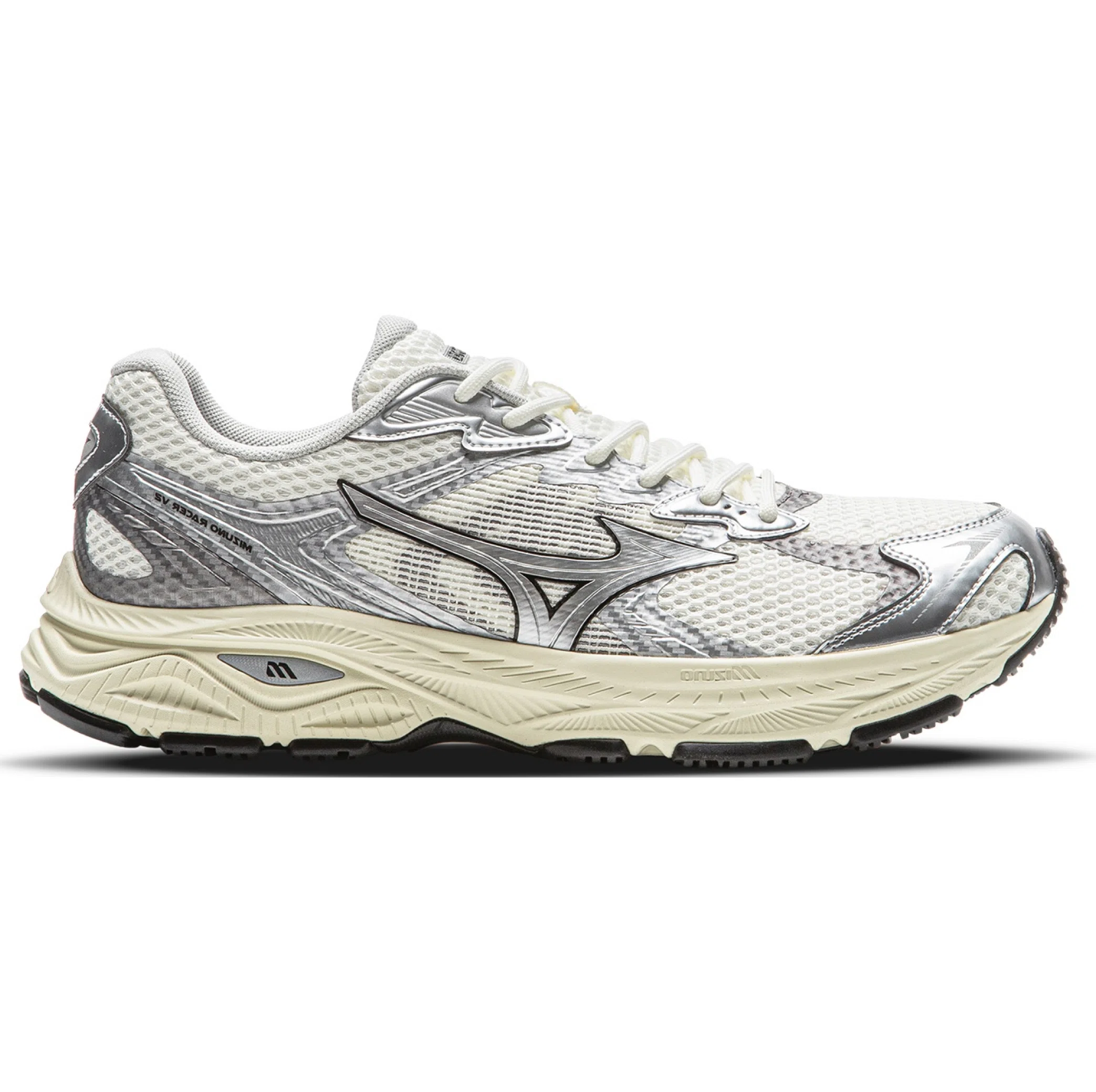 Кроссовки Mizuno Racer V2 "Cream Silver" | Farsel