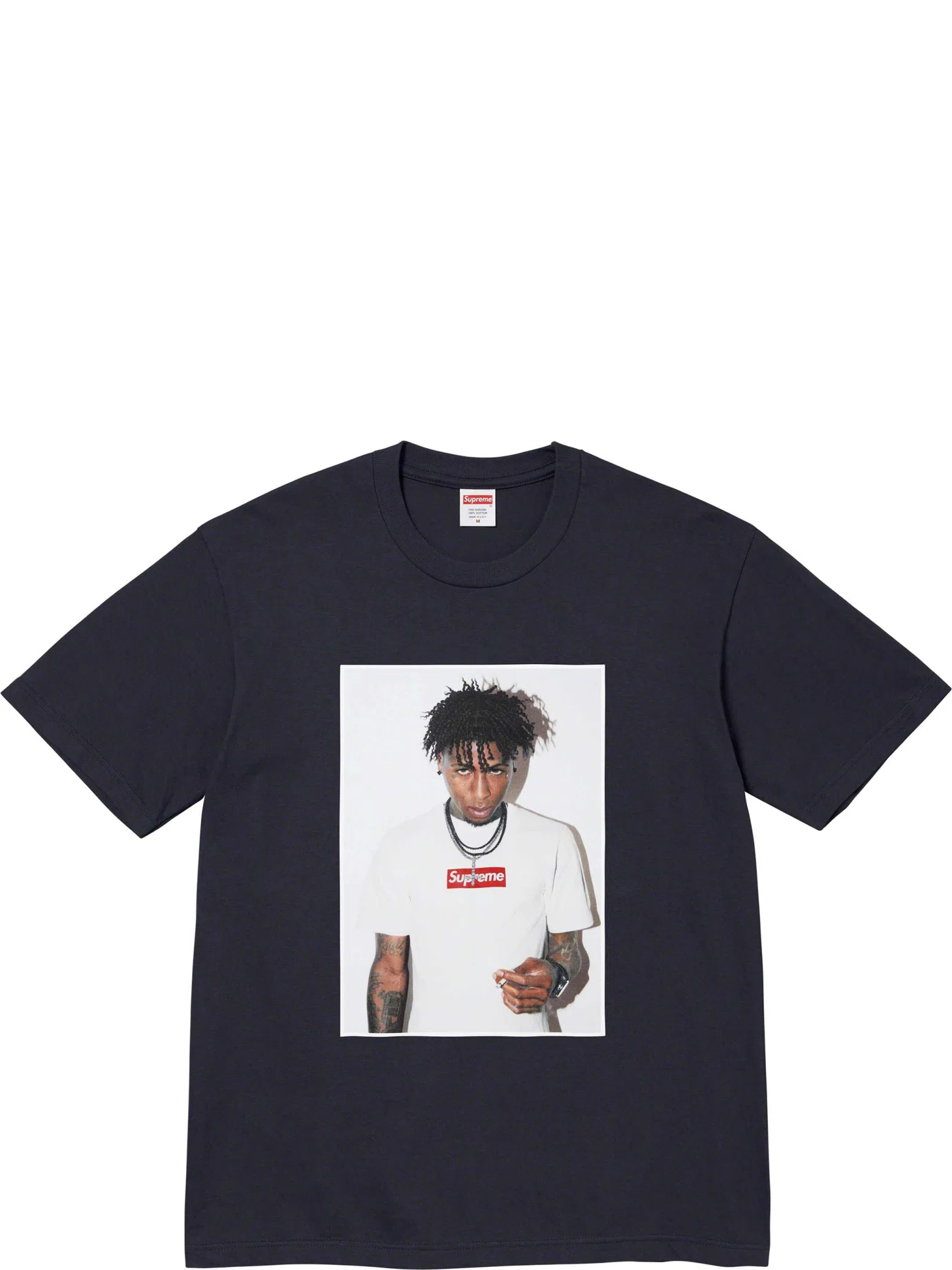 Футболки Supreme FW23 WEEK1 NBA YOUNGBOY Tee "Navy" | Farsel