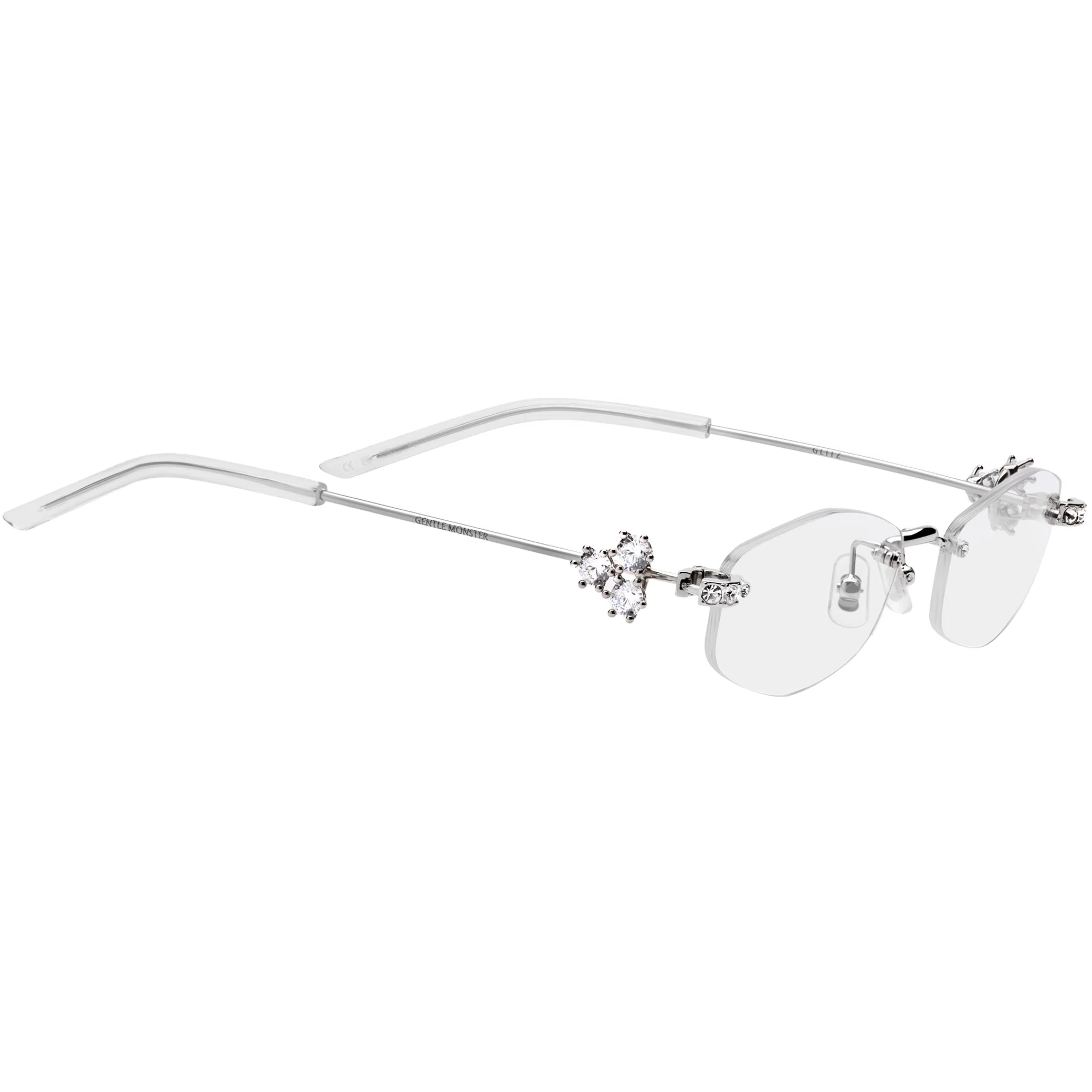 Очки Gentle Monster Glitz 02 Sunglasses "Silver / Clear" | Farsel