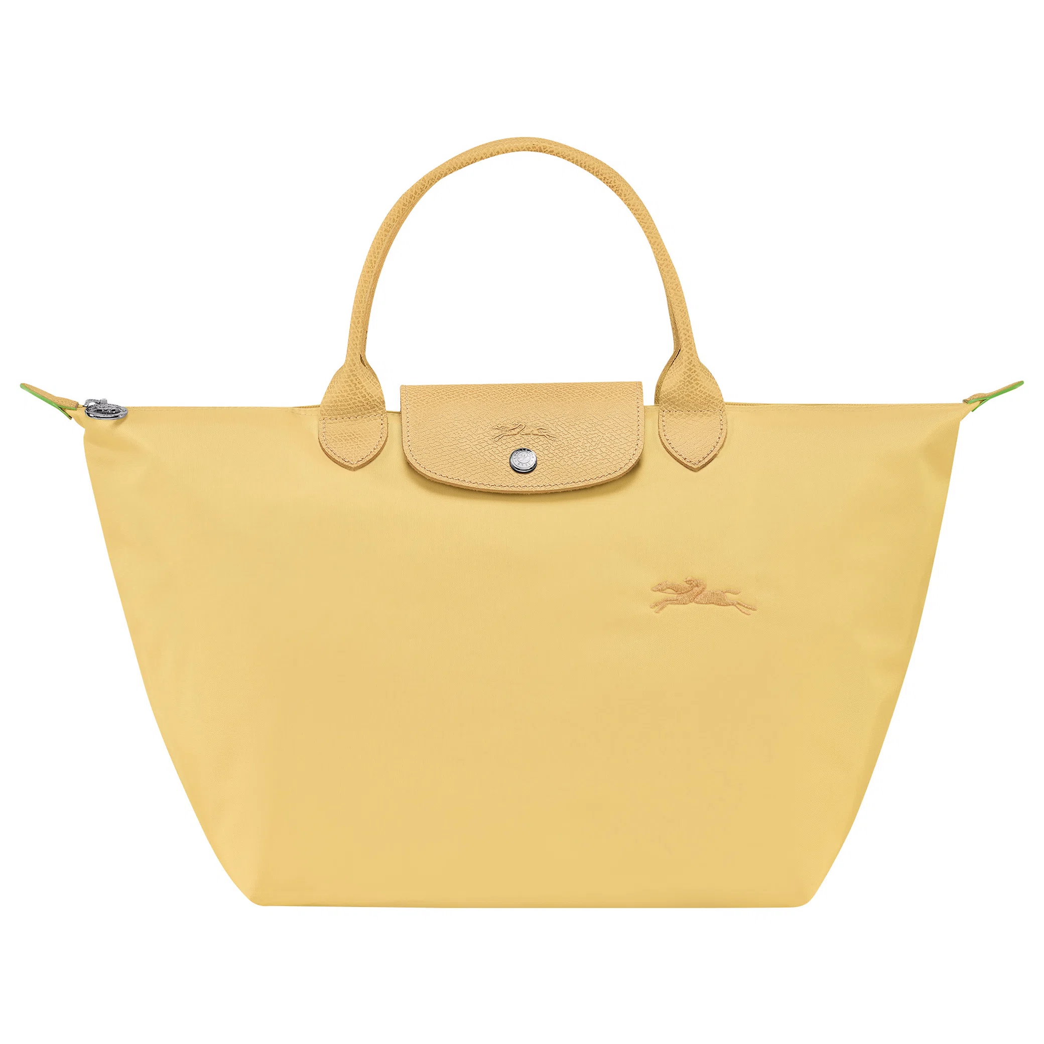 Сумки Longchamp Le Pliage Green Recycled Canvas L Handbag "Yellow" | Farsel