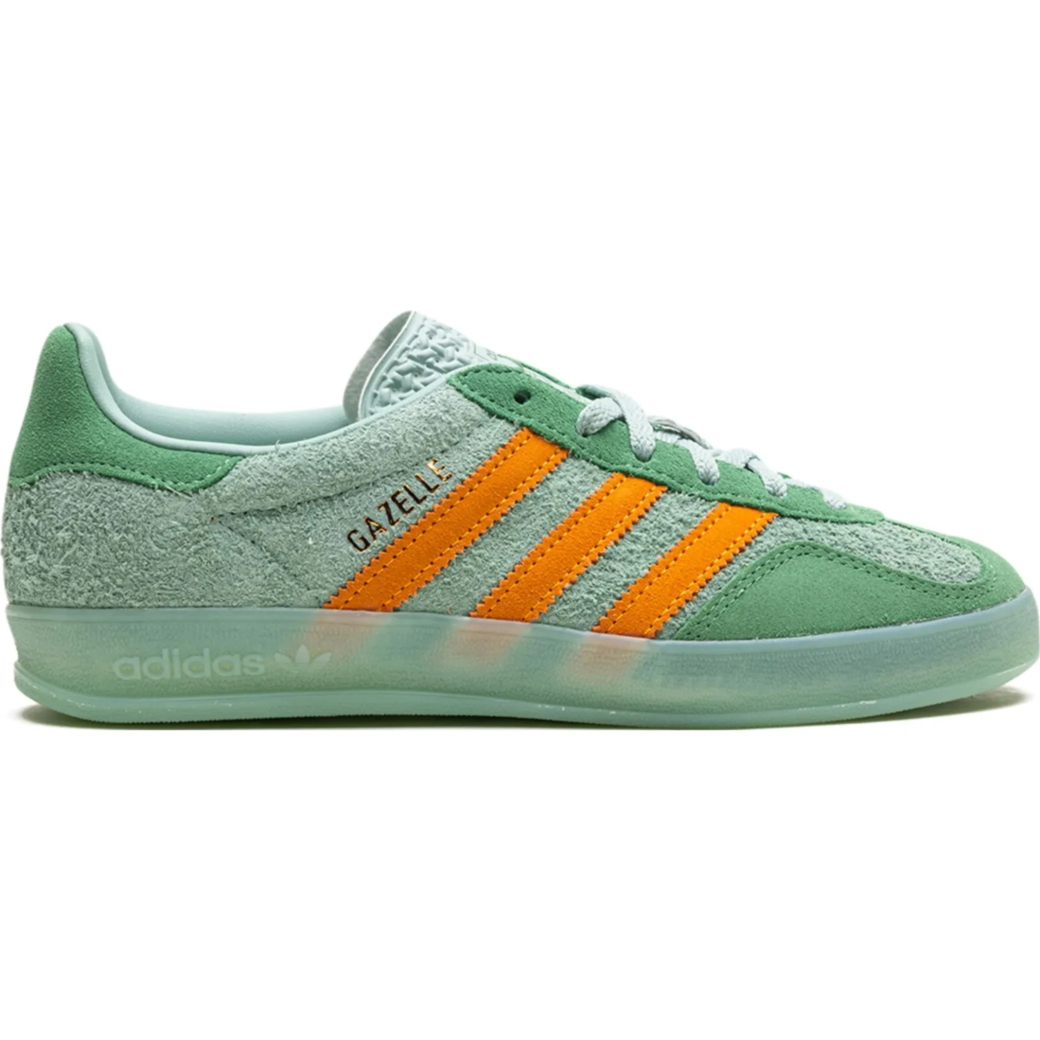 Кроссовки Adidas Gazelle Indoor WMNS "Hazy Green Crew Yellow" | Farsel