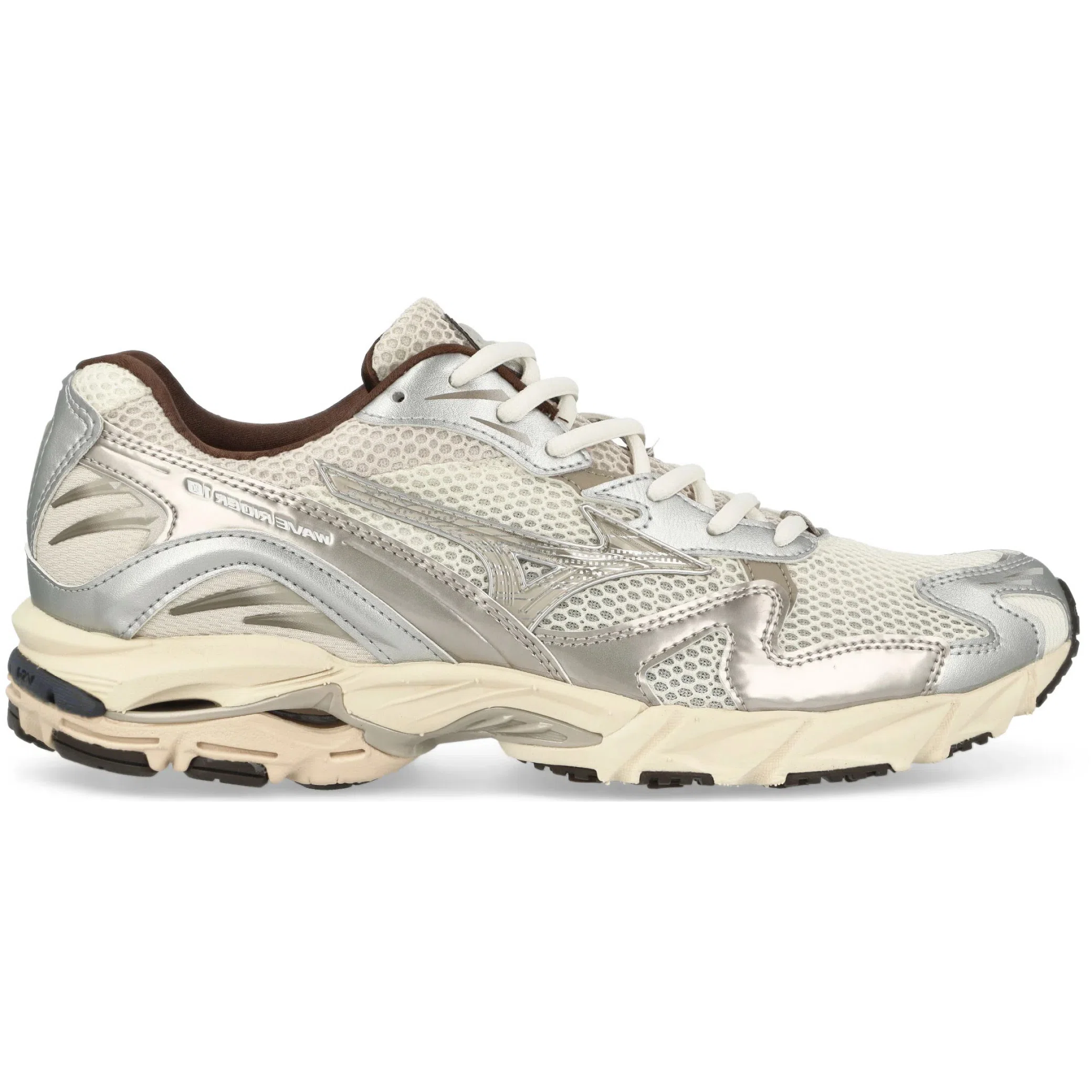 Кроссовки Mizuno Wave Rider 10 "Snow White Silver Cloud" | Farsel