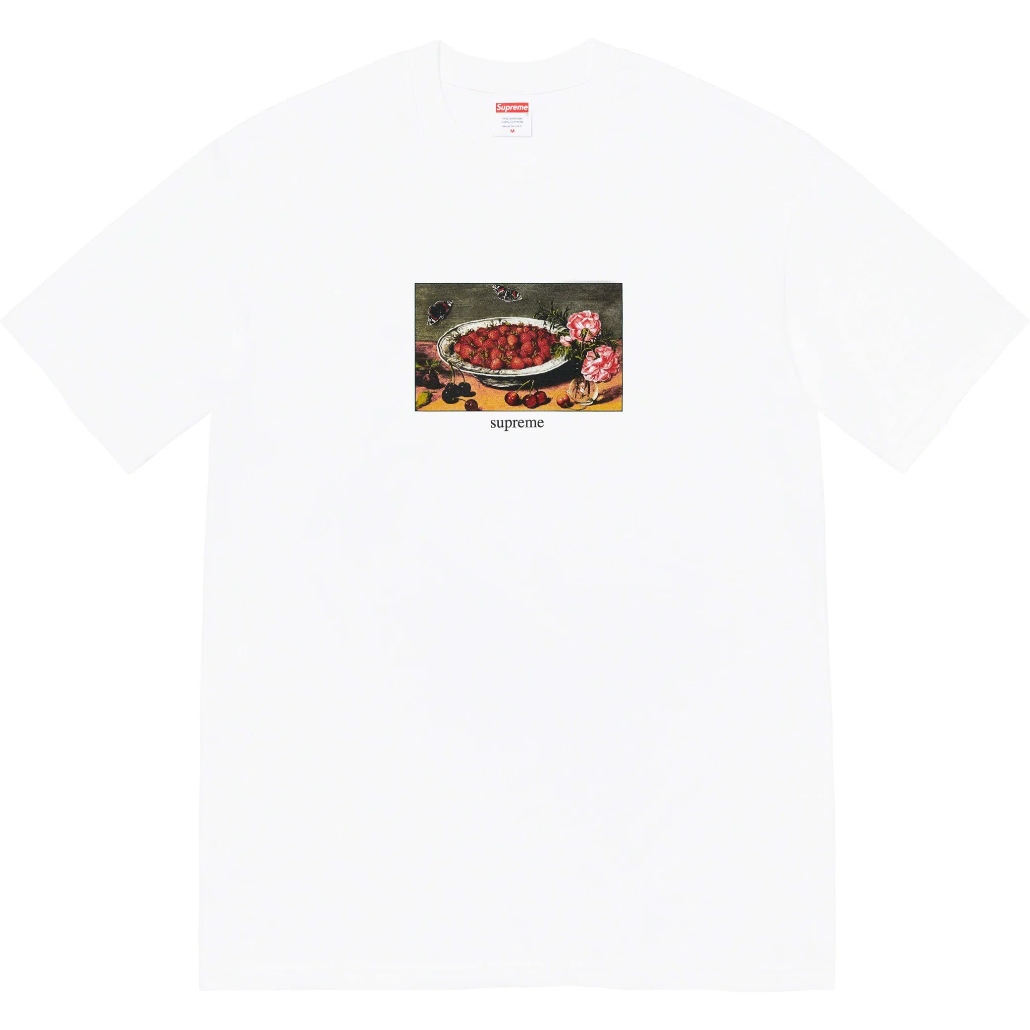Футболки Supreme SS23 Strawberries Tee "White" | Farsel