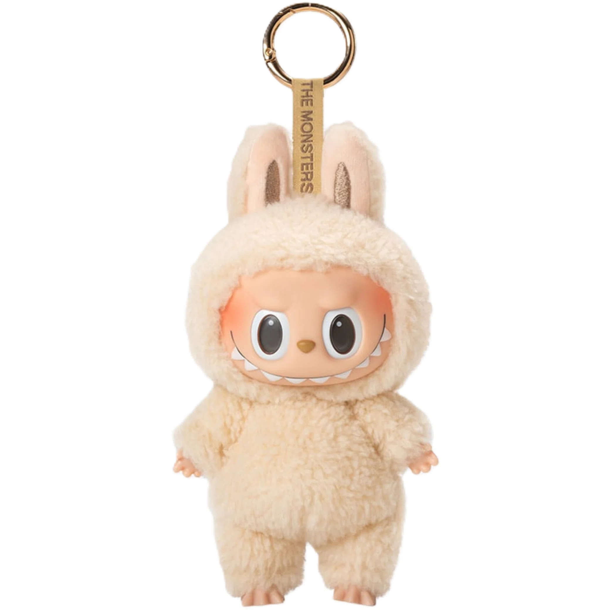 Брелоки Pop Mart Labubu The Monsters Tasty Macarons Vinyl Plush Pendant "Soymilk" | Farsel