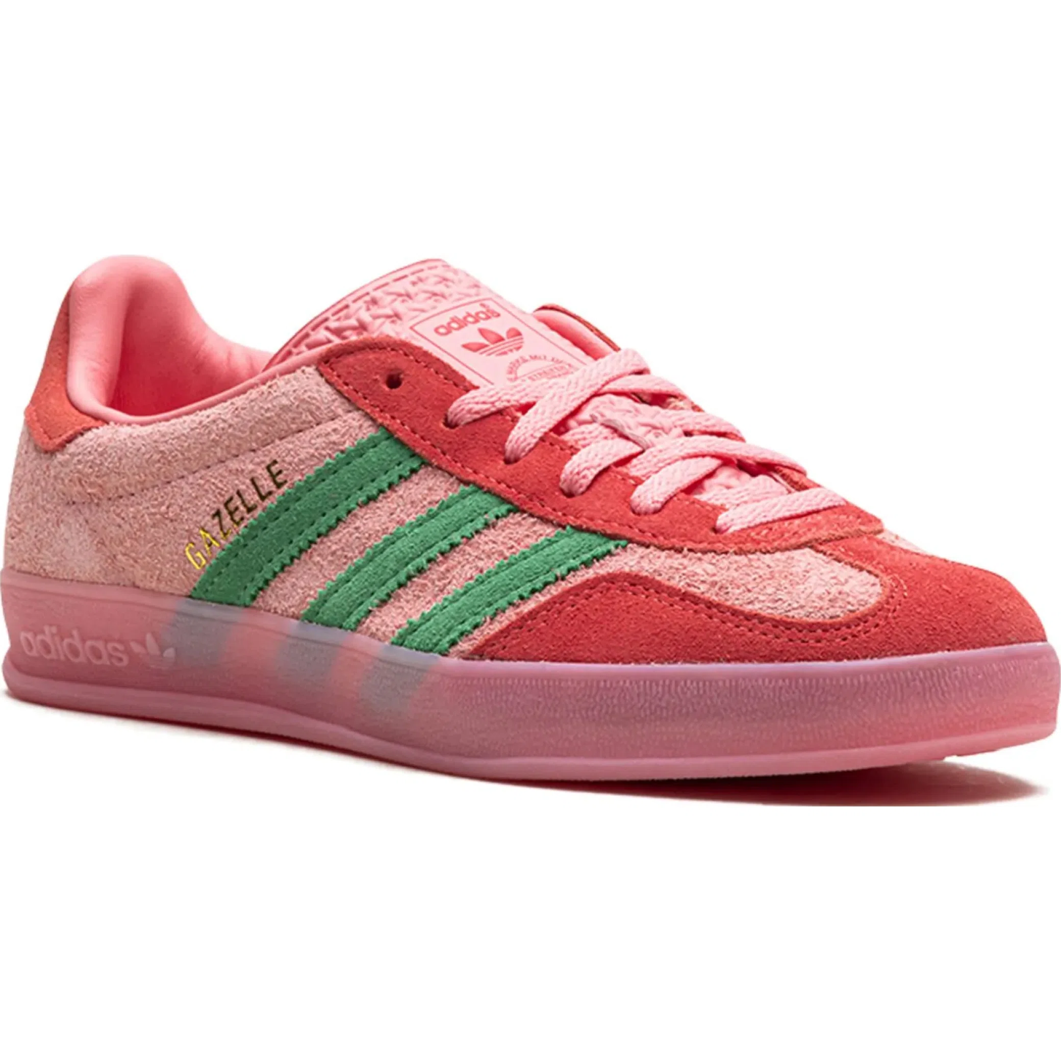 Кроссовки Adidas Gazelle Indoor WMNS "Semi Pink Spark Preloved Scarlet" | Farsel