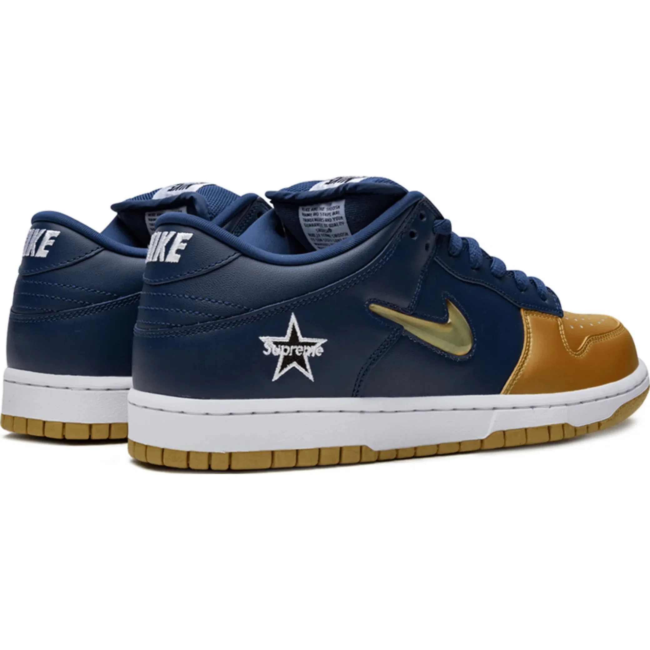  Nike SB Dunk Low "Supreme Jewel Swoosh - Gold" | Farsel