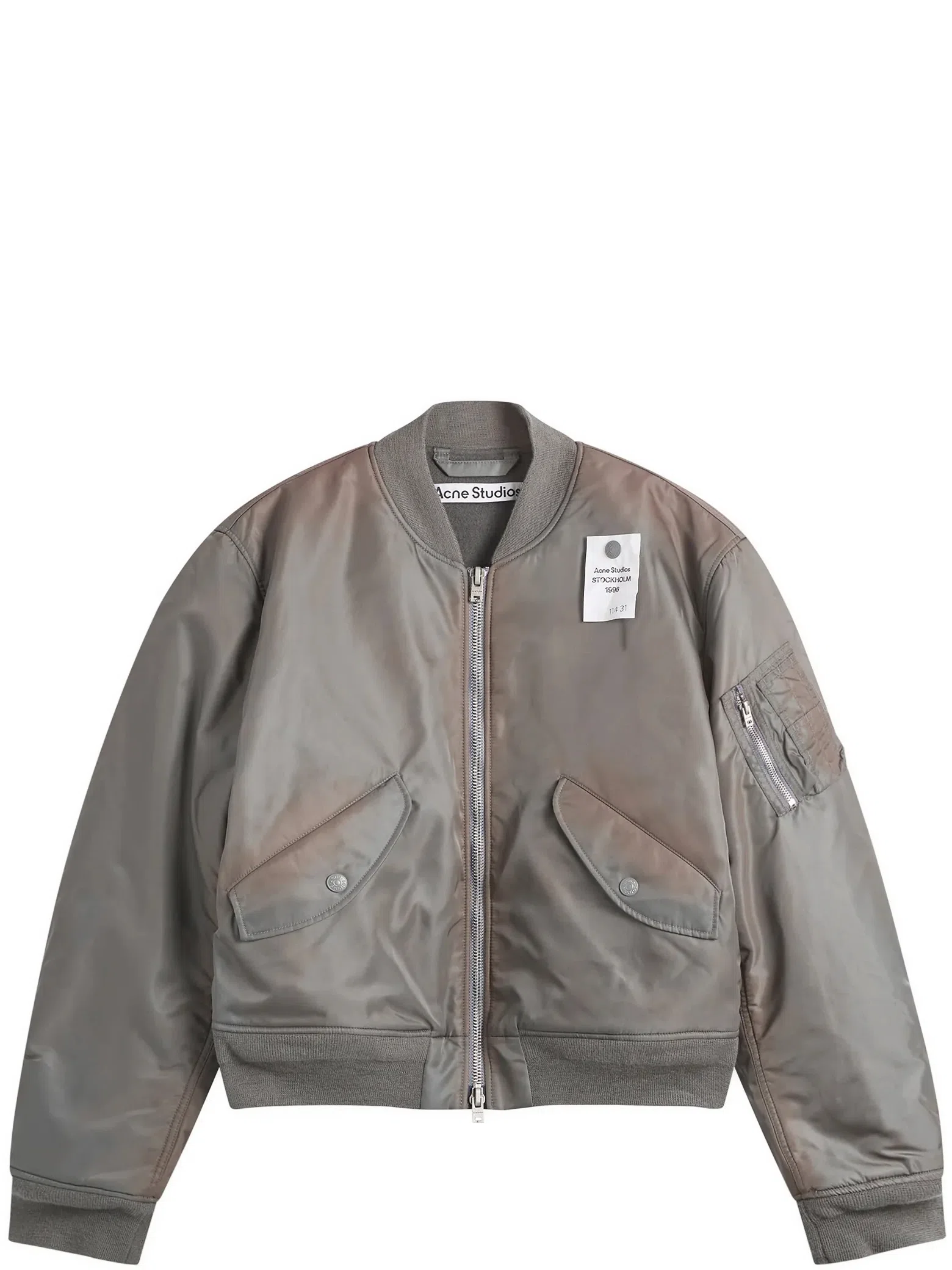 Куртки Acne Studios Washed Bomber Jacket "Stone Grey" | Farsel