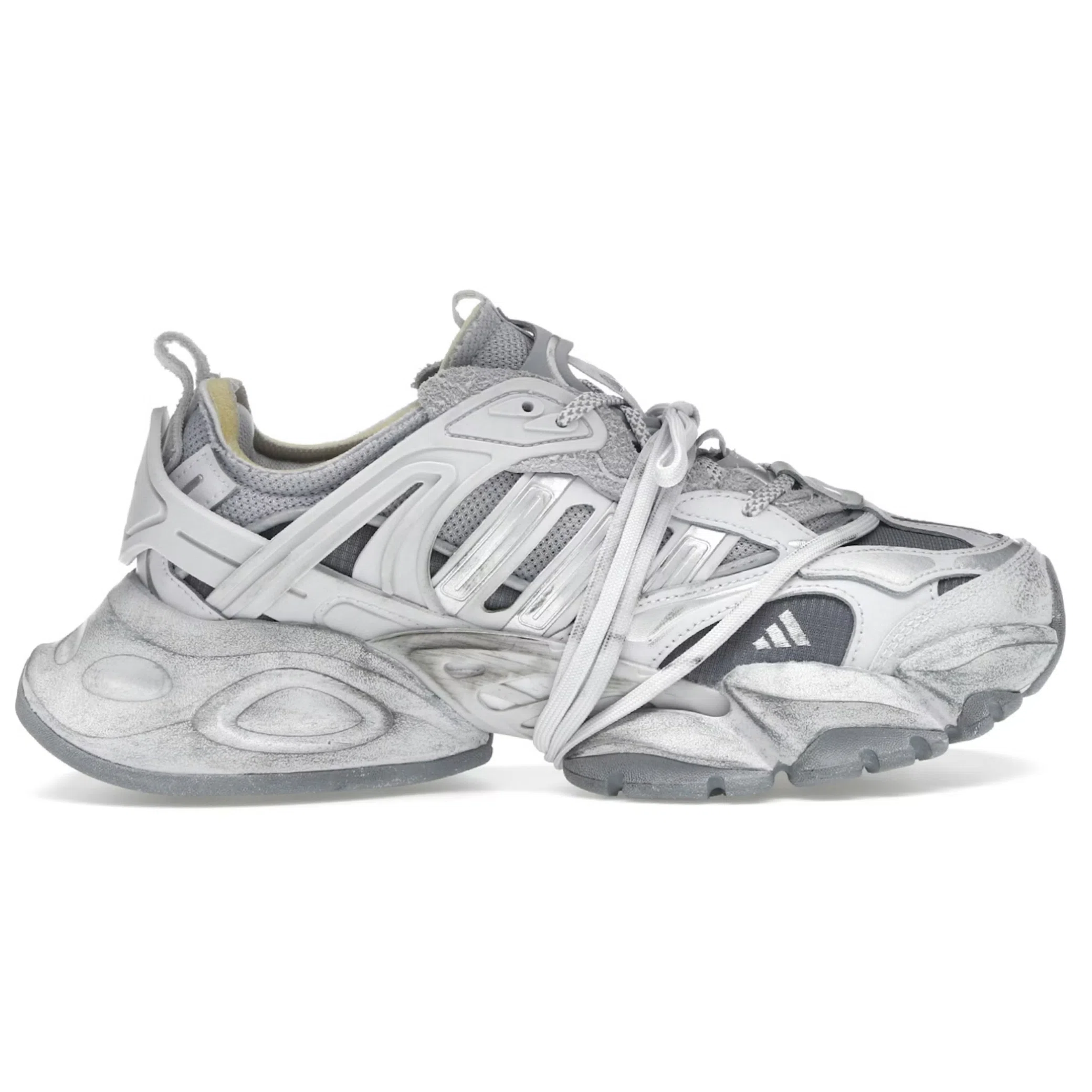 Кроссовки Adidas XLG Runner Deluxe "Gray Silver Metallic" | Farsel