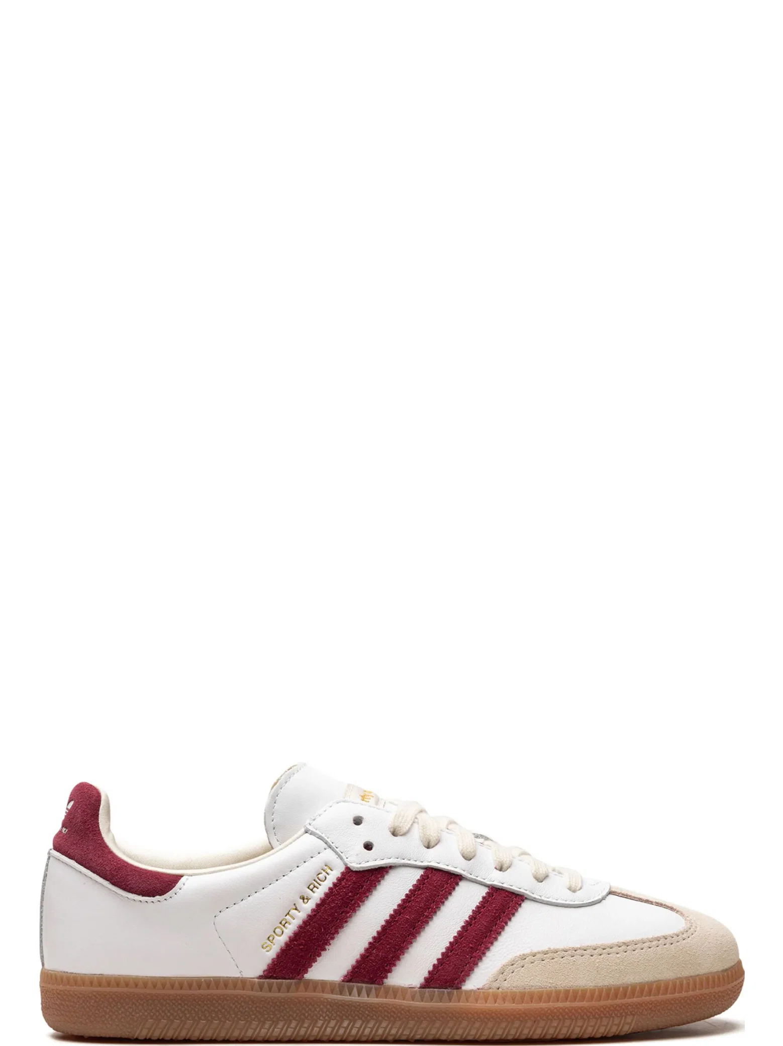 Кроссовки Adidas Samba OG "Sporty & Rich White Collegiate Burgundy" | Farsel