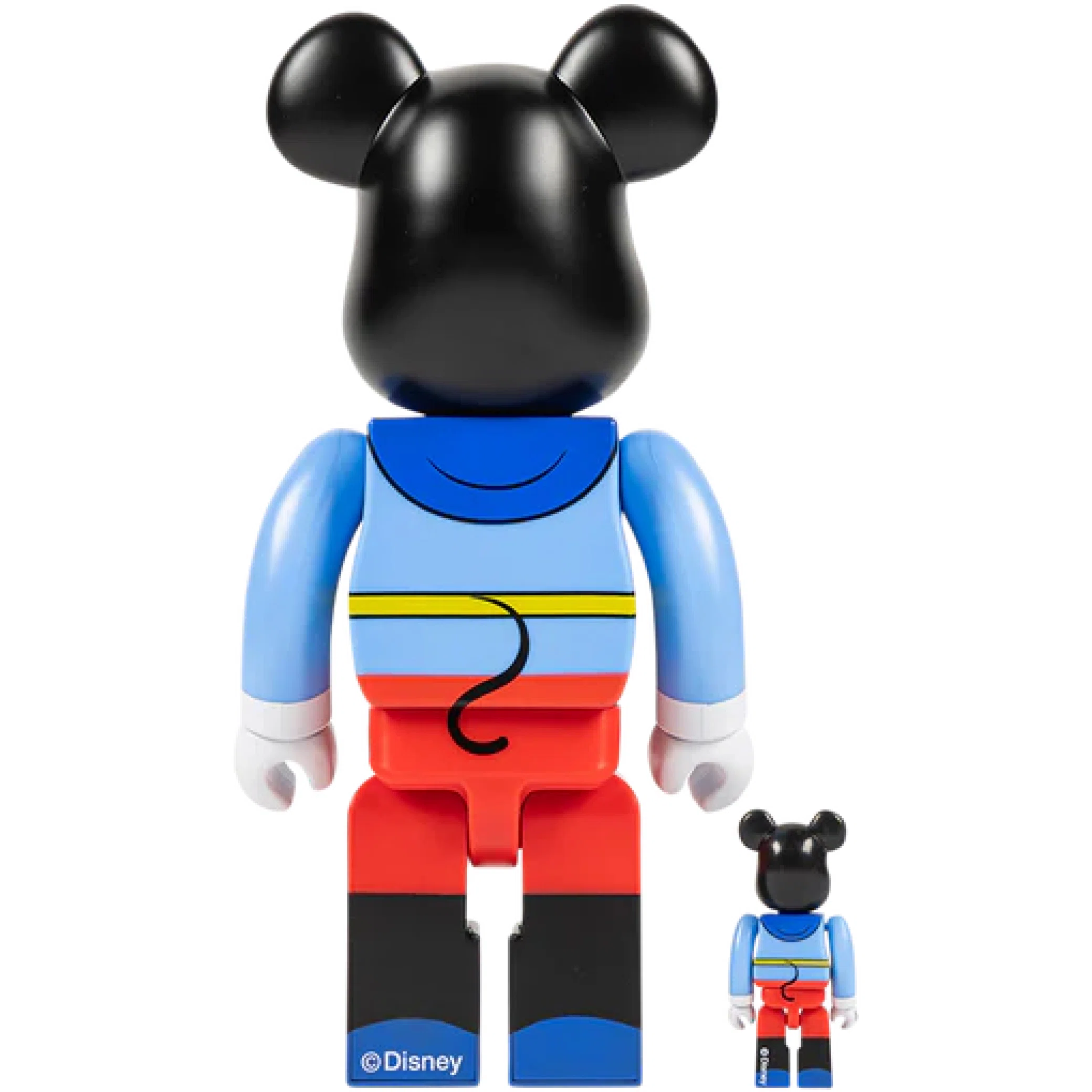 Игрушки Medicom Toy Bearbrick x Disney Mickey Mouse "BearbrBrave Little Tailor- 100% & 400% set" | Farsel