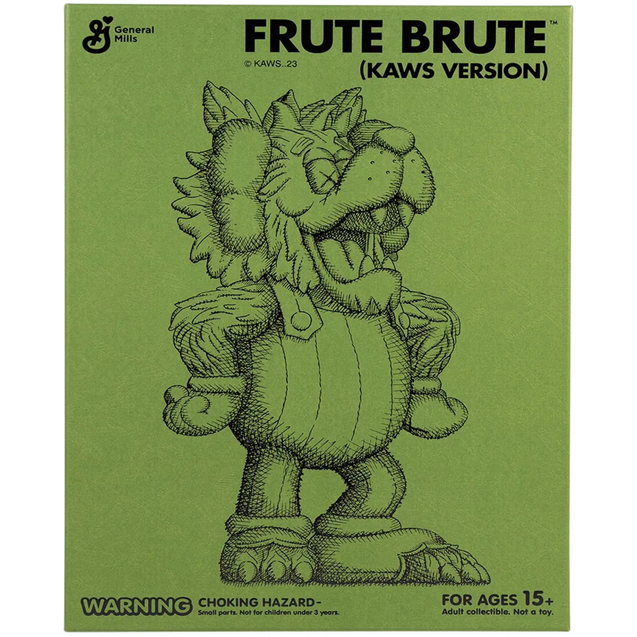  Kaws Cereal Monsters Frute Brute Figure "Brown" | Farsel