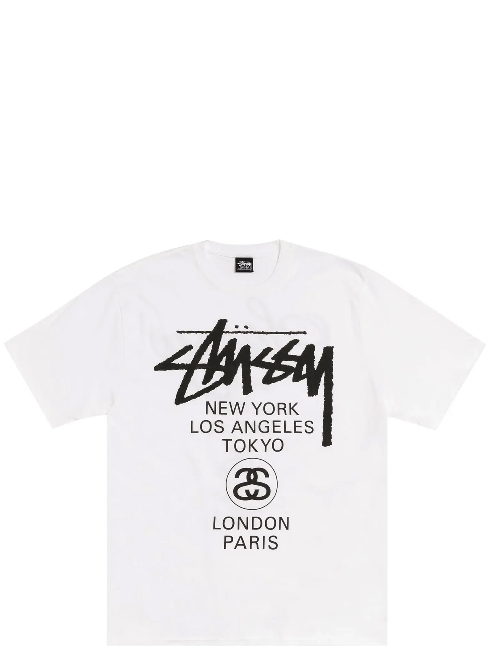 Футболки Stussy World Tour Tee "White" | Farsel