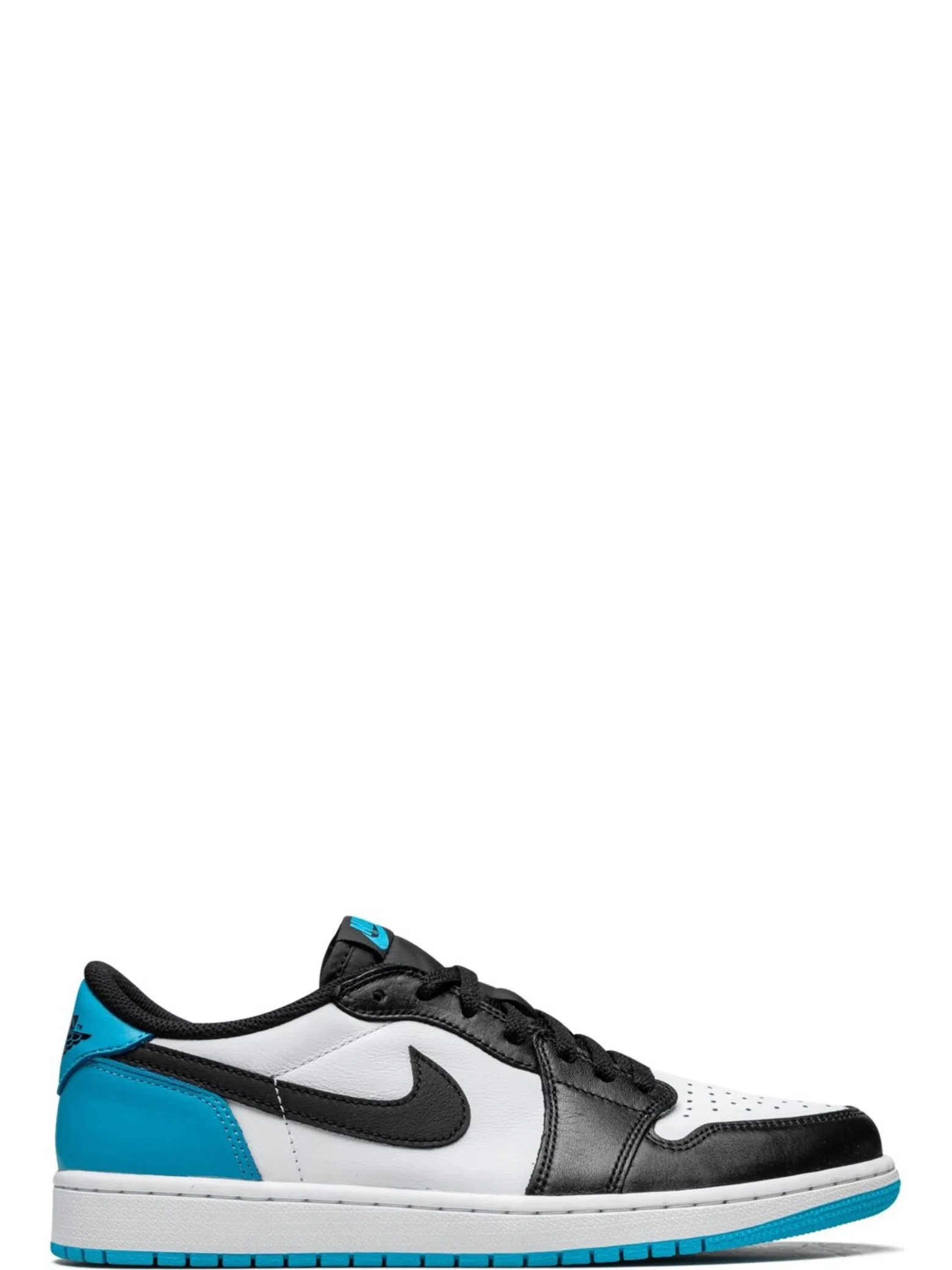 Кроссовки Nike Air Jordan 1 Retro Low OG "Black Dark Powder Blue" | Farsel