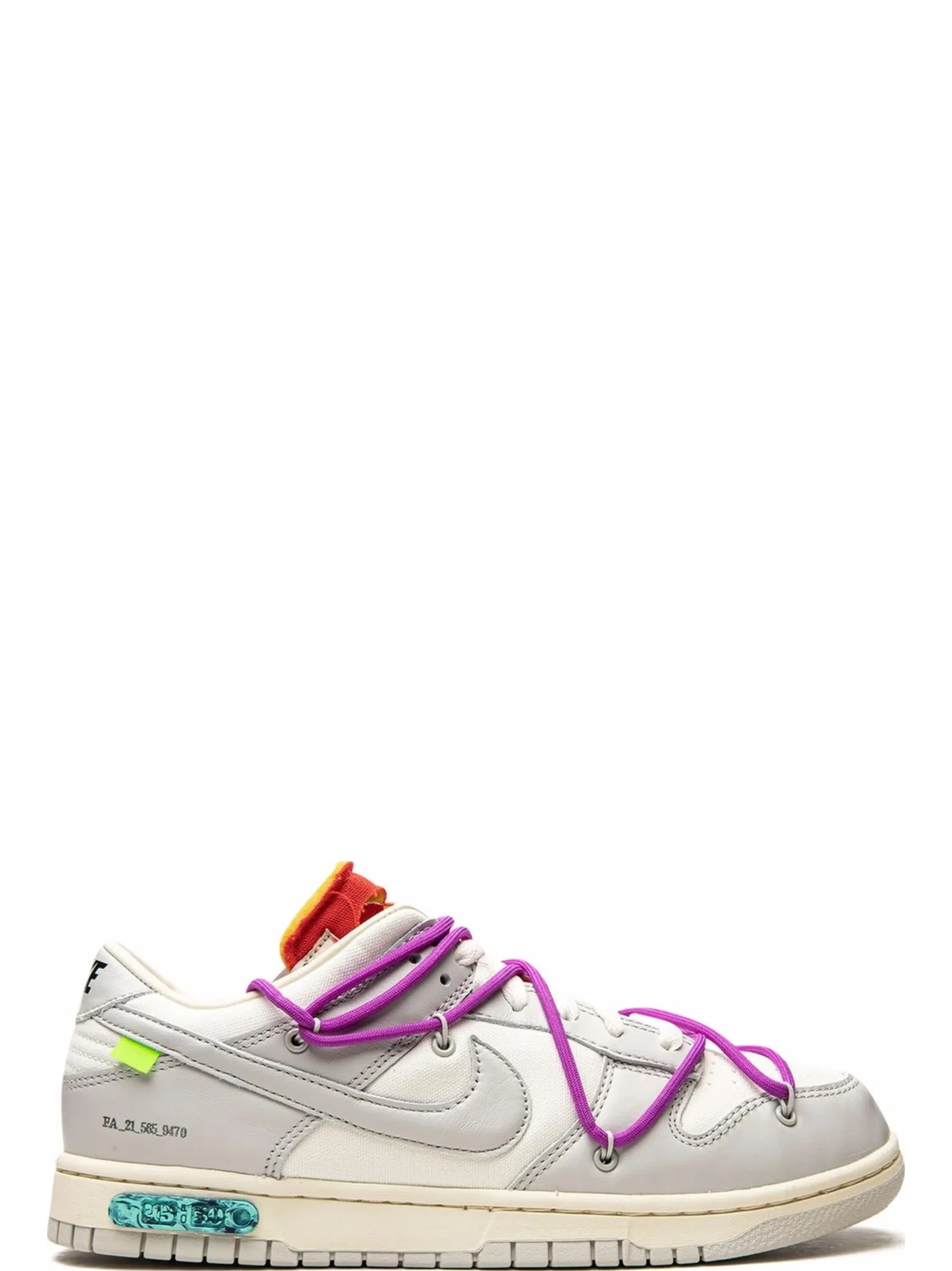 Кроссовки Nike Dunk Low "Off-White - Lot 45" | Farsel