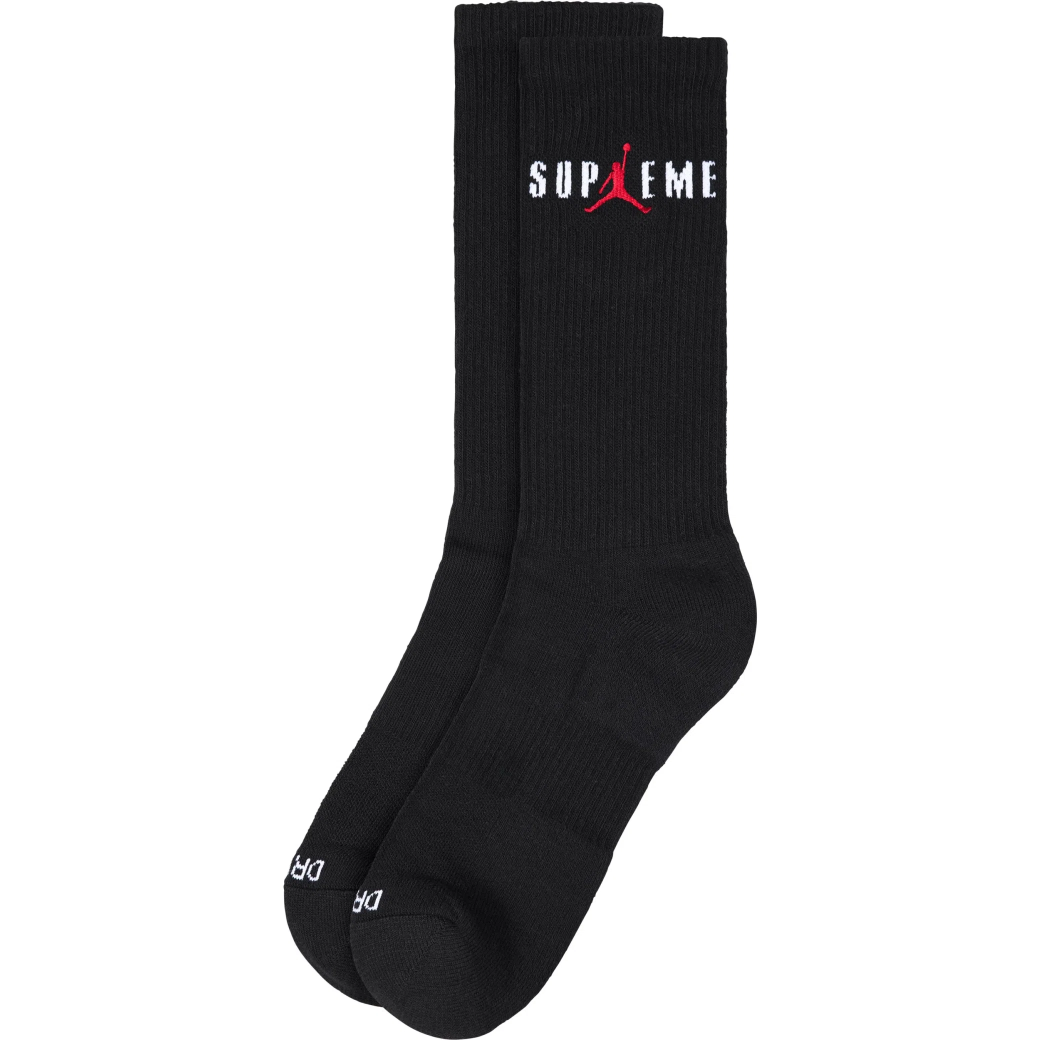  Supreme FW24 Jordan Crew Socks "Black" | Farsel